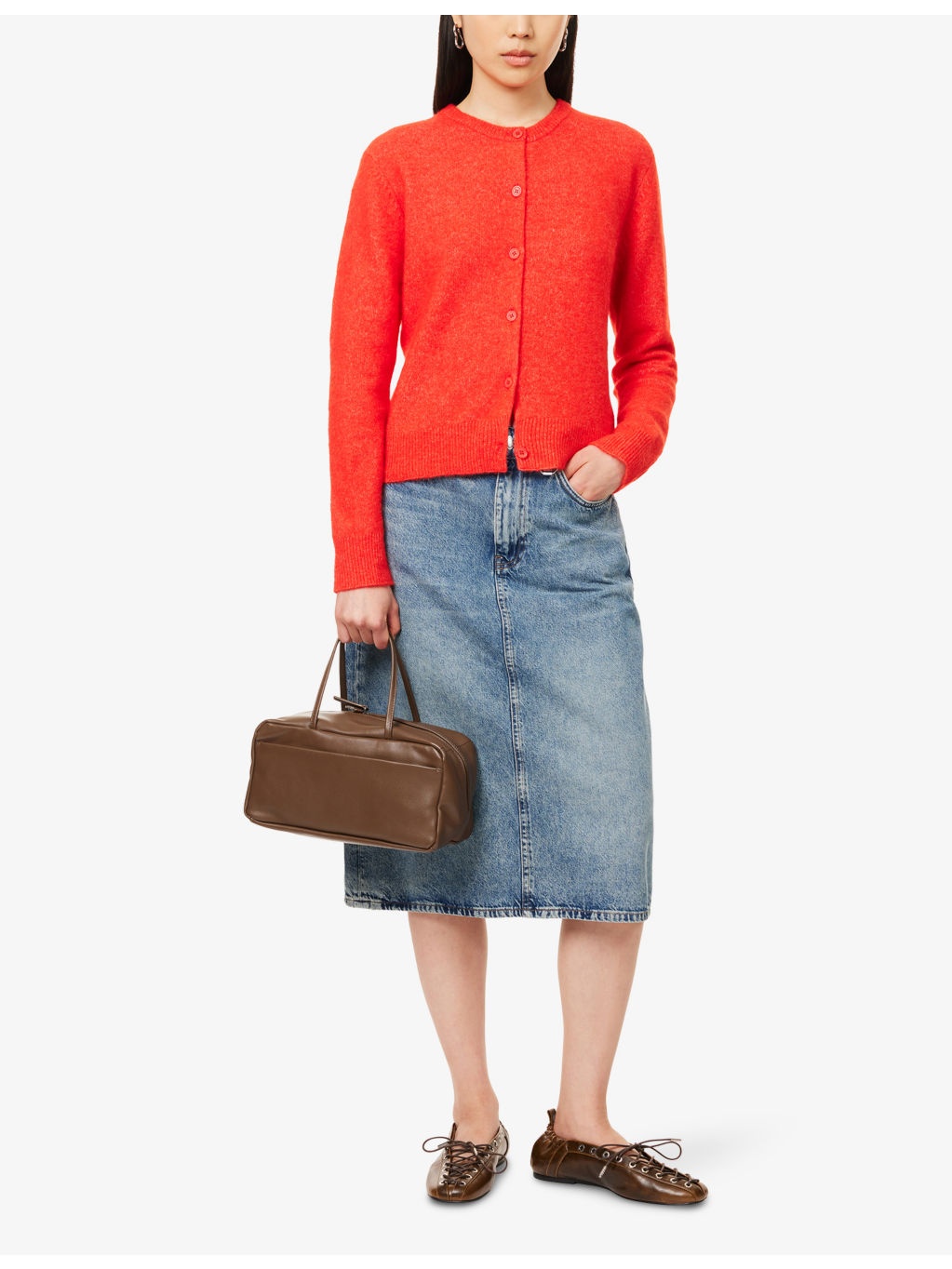 Nor brushed knit cardigan - 2
