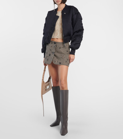 Acne Studios Leather knee-high boots outlook
