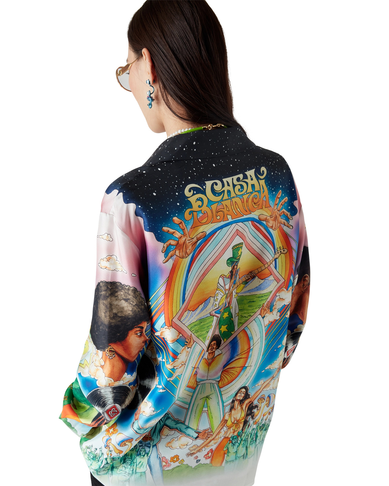 La Musique Silk Shirt | Casablanca Paris - 5