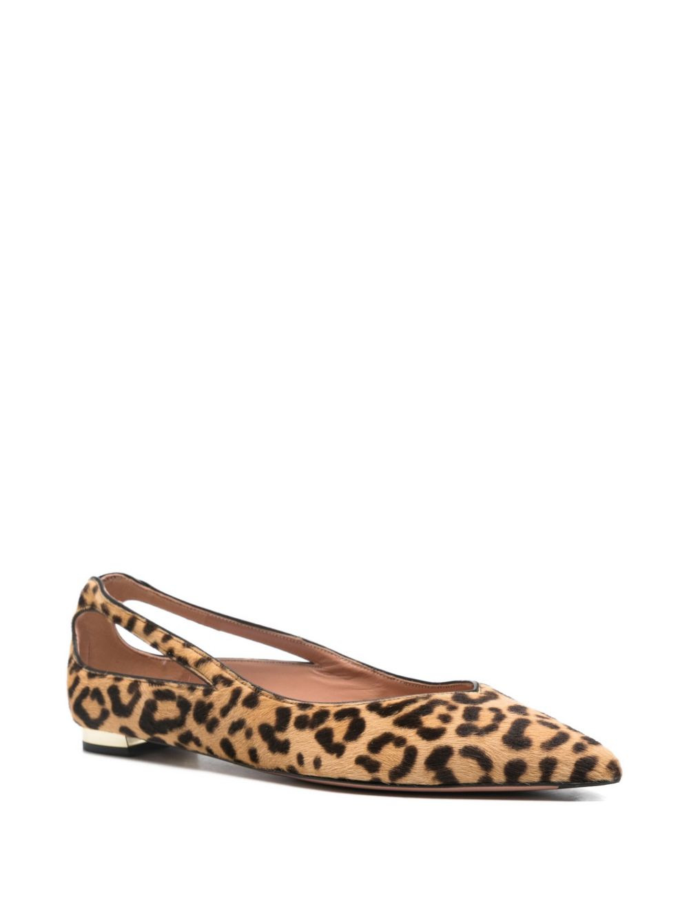 leopard-print ballet flats - 2