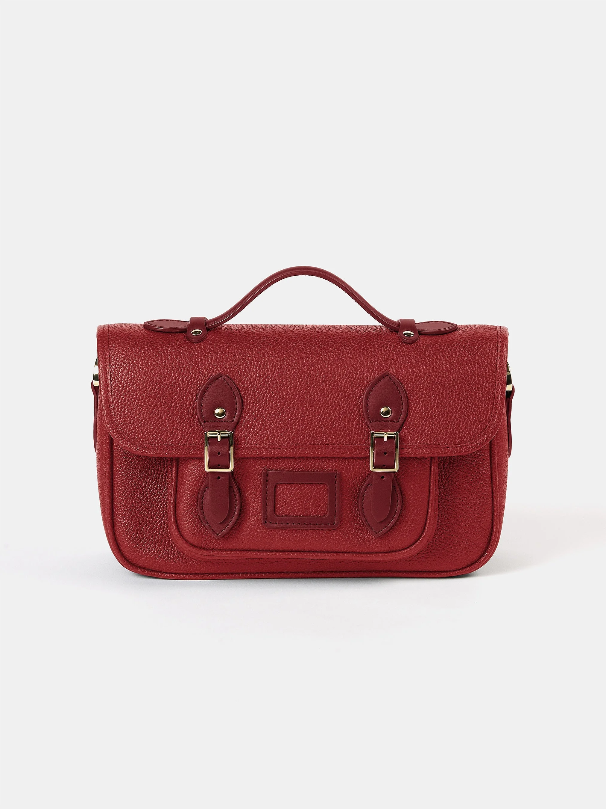 The Soft Satchel - Cherry Red - 1