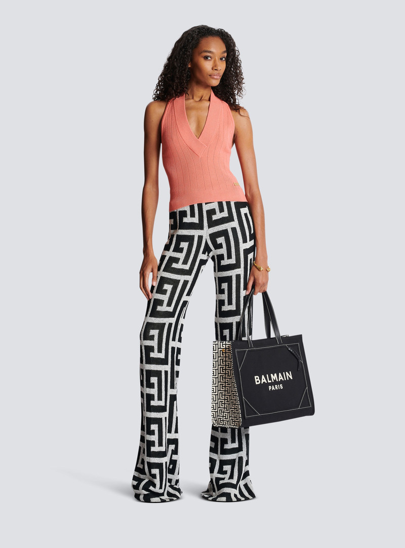 Balmain Knit backless top outlook