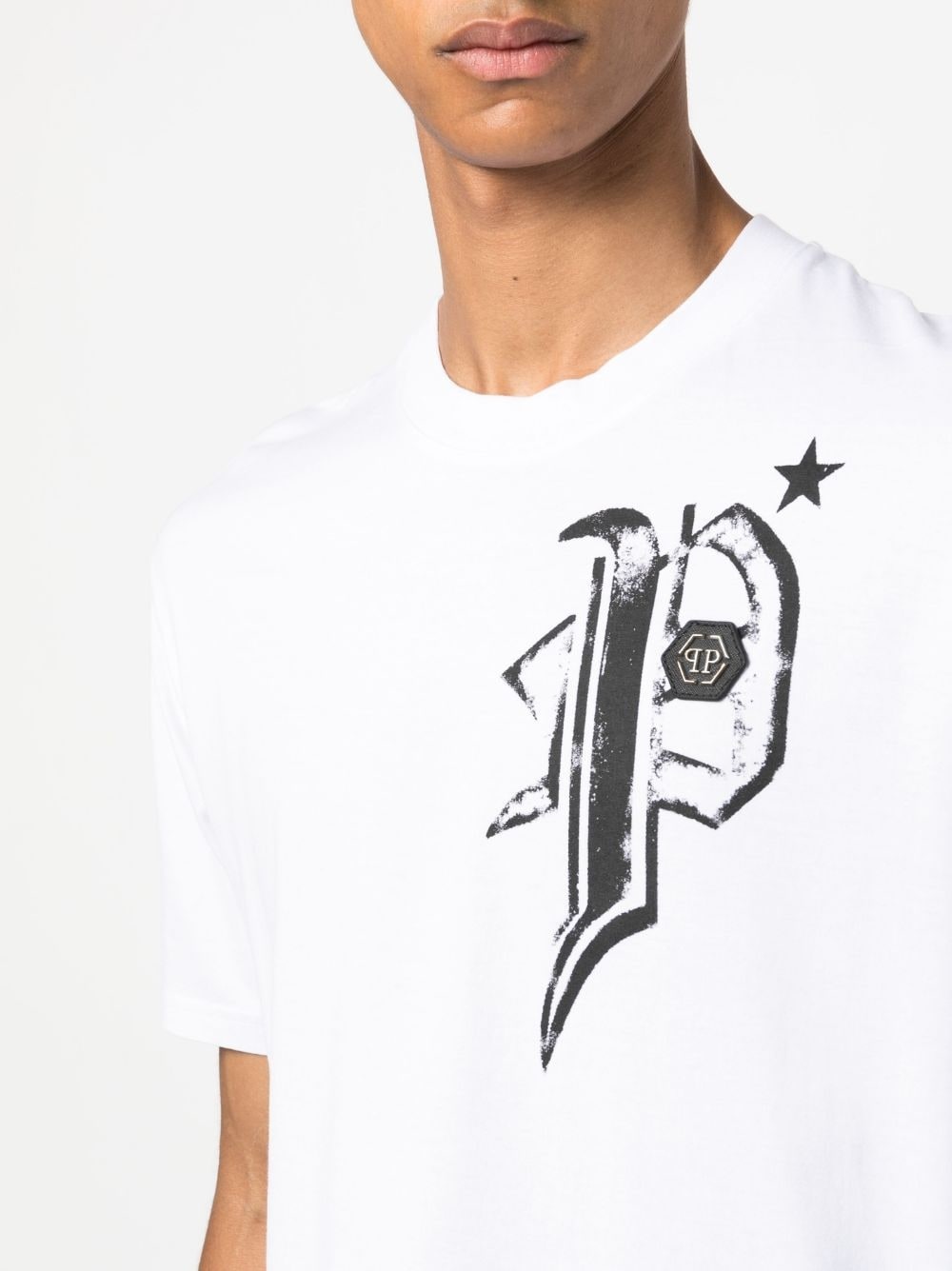 logo-print cotton T-shirt - 5
