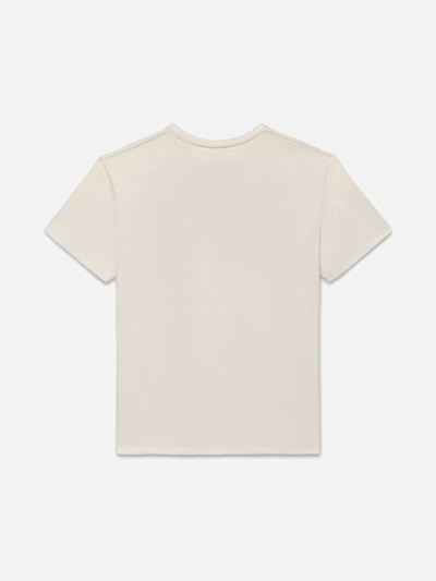 FRAME Ritz Men's Tee in Cream outlook