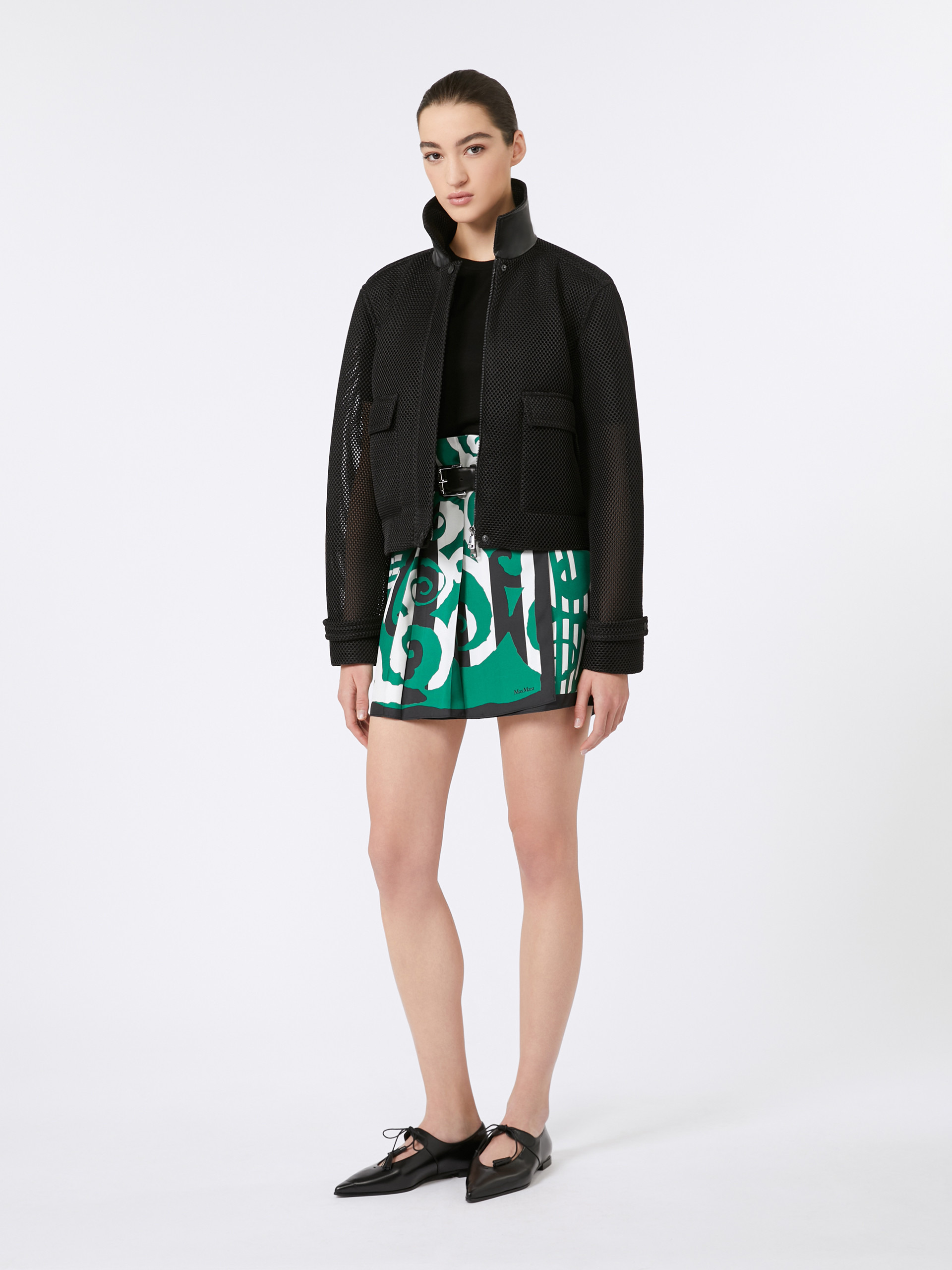 STRENNA Boxy jacket in technical mesh - 2