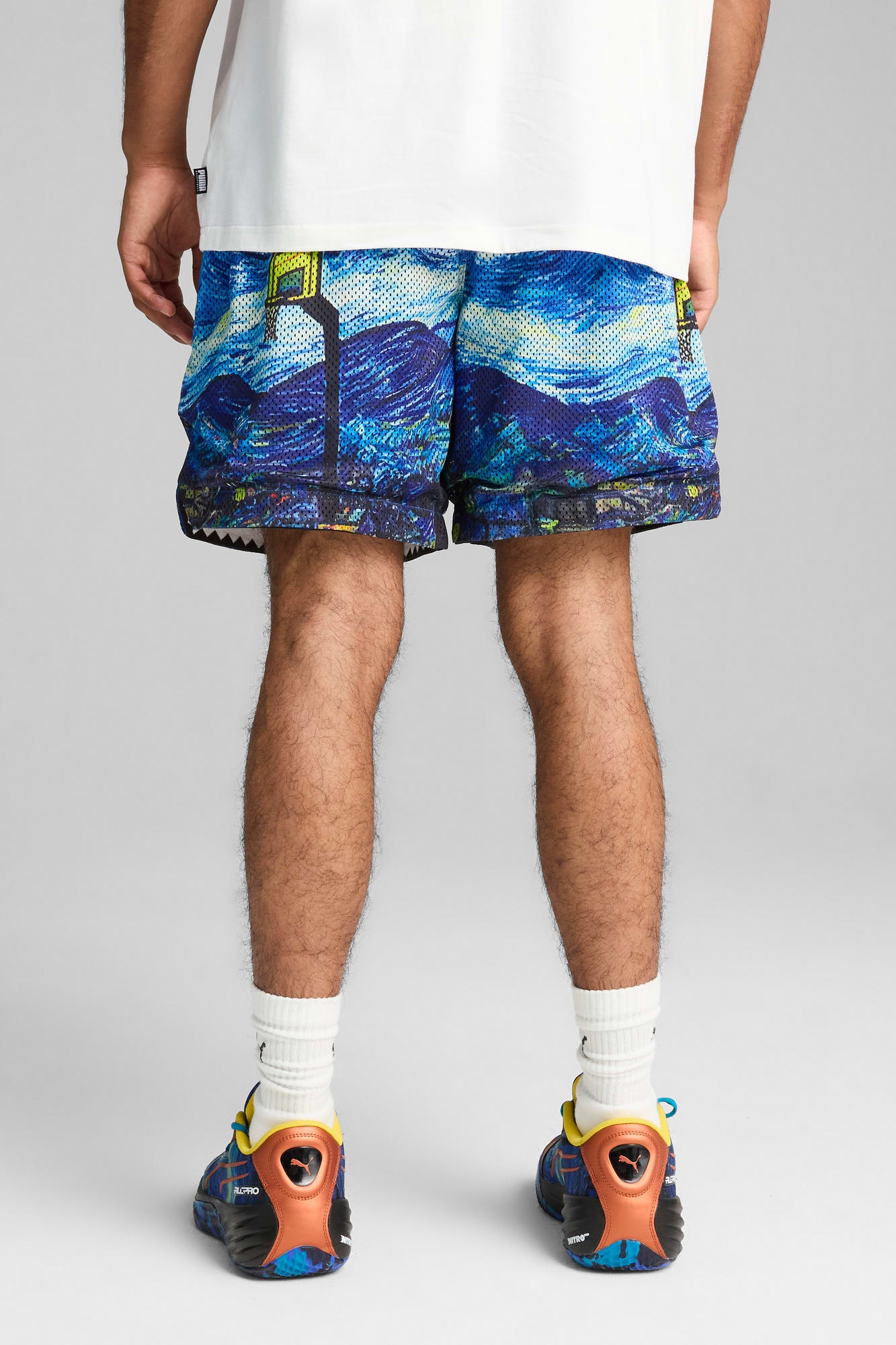 Dylan Exhibit Men's 7" All-Over-Print Shorts - 6