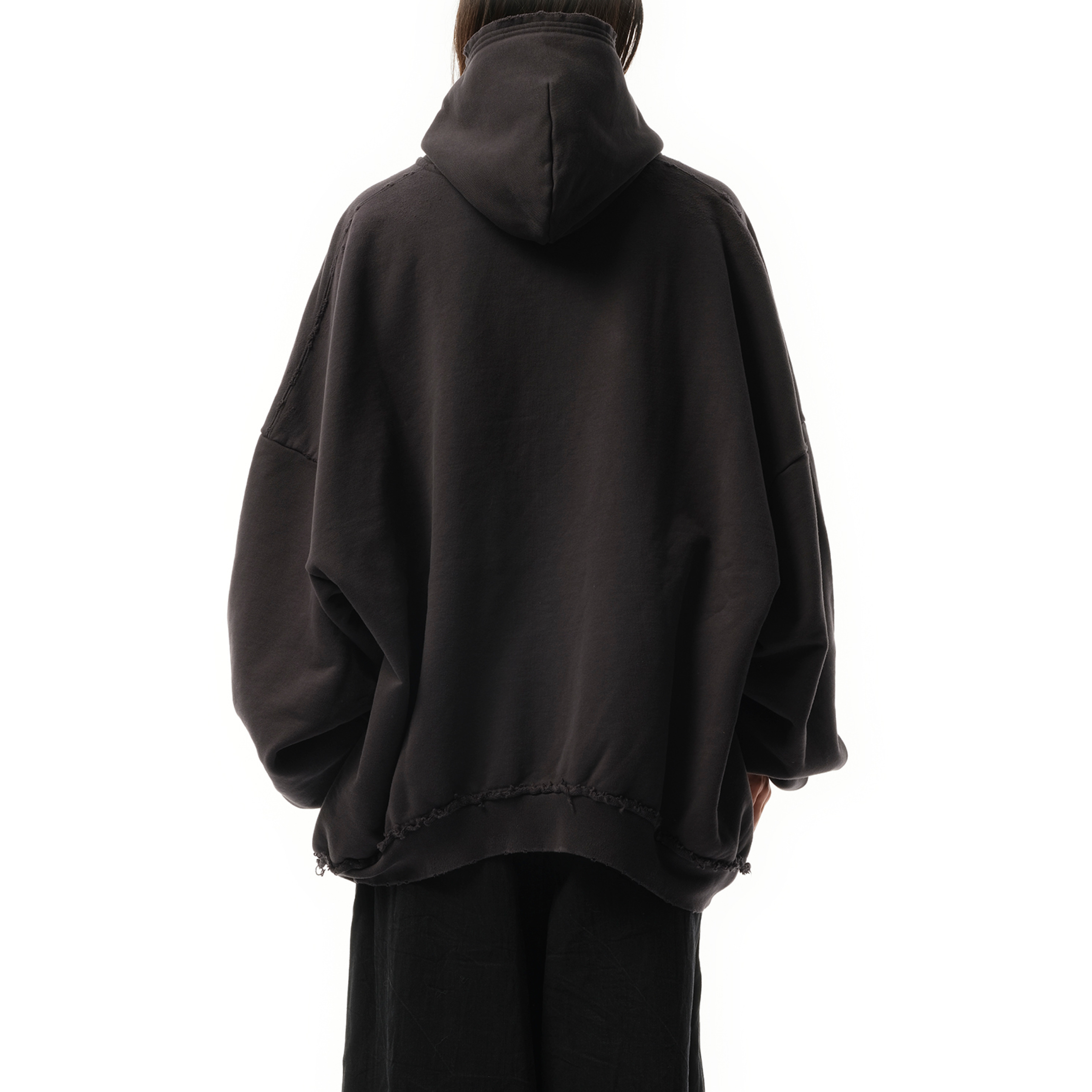 【24AW】BALENCIAGA CIAO BELLO PULLED ロゴ コットン フーディ 24AW】BALENCIAGA CIAO BELLO PULLED ロゴ コットン フーディ