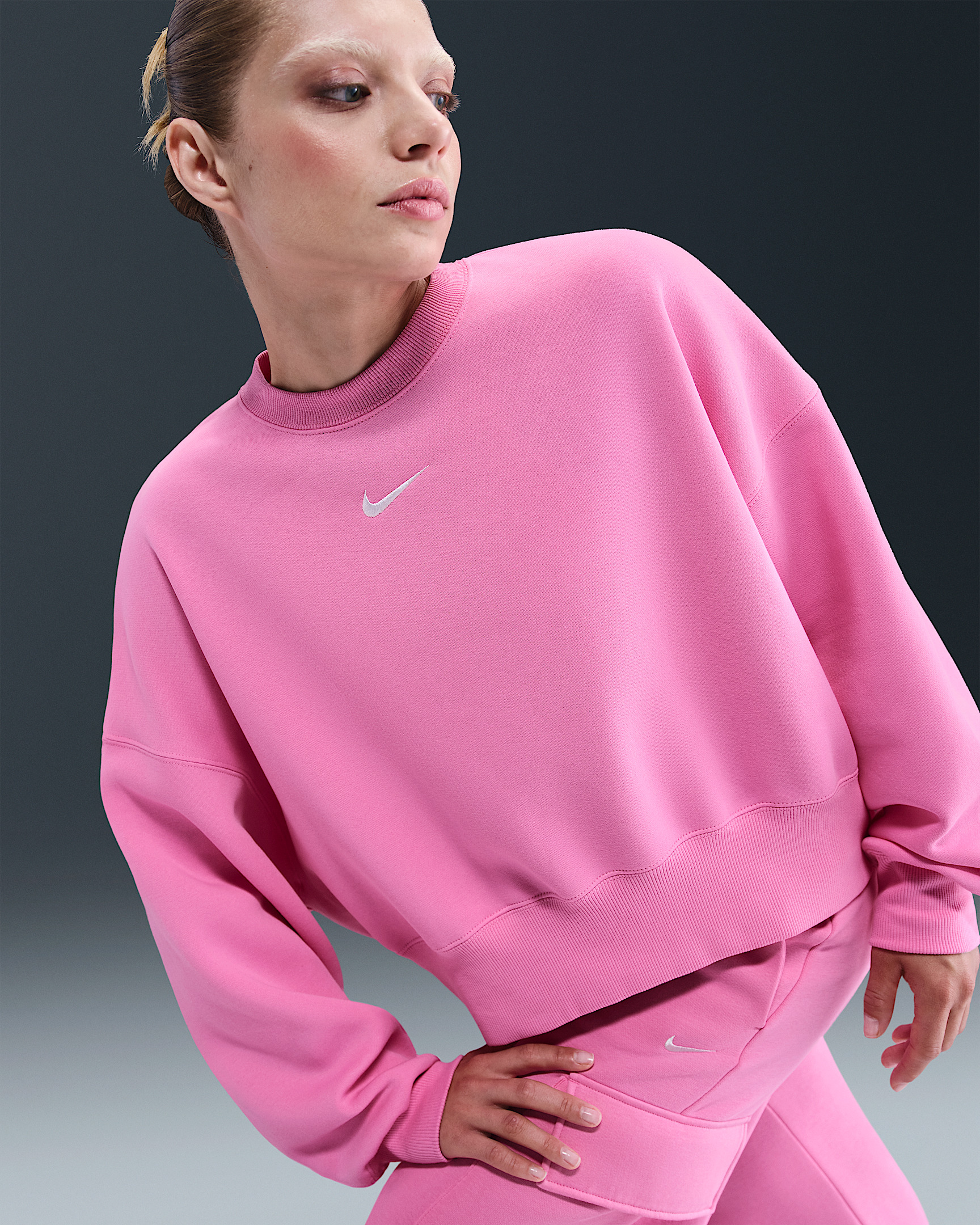 Nike Sportswear Phoenix Fleece Women's Over-Oversized Crew-Neck Sweatshirt - 3