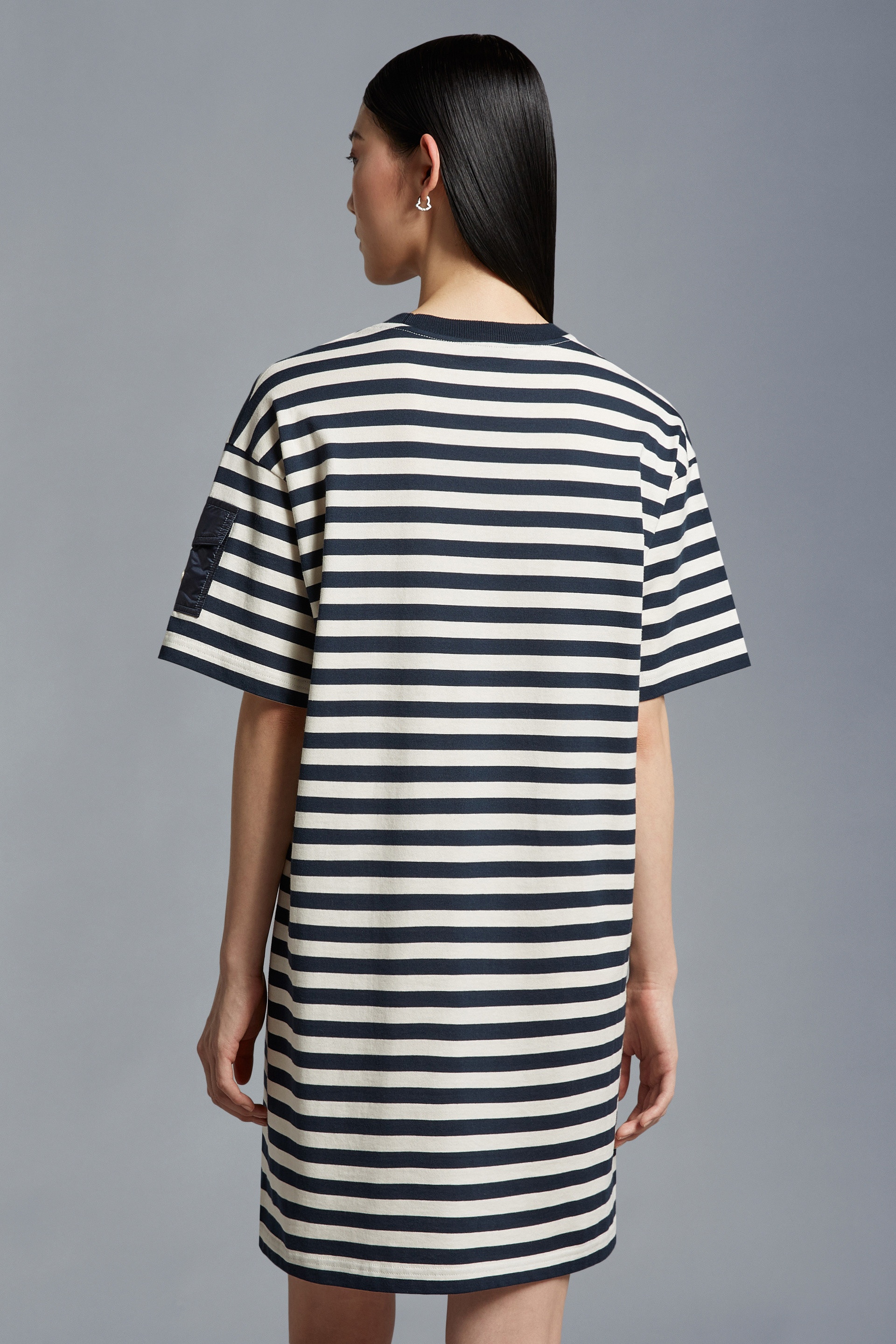 Striped T-Shirt Dress - 5