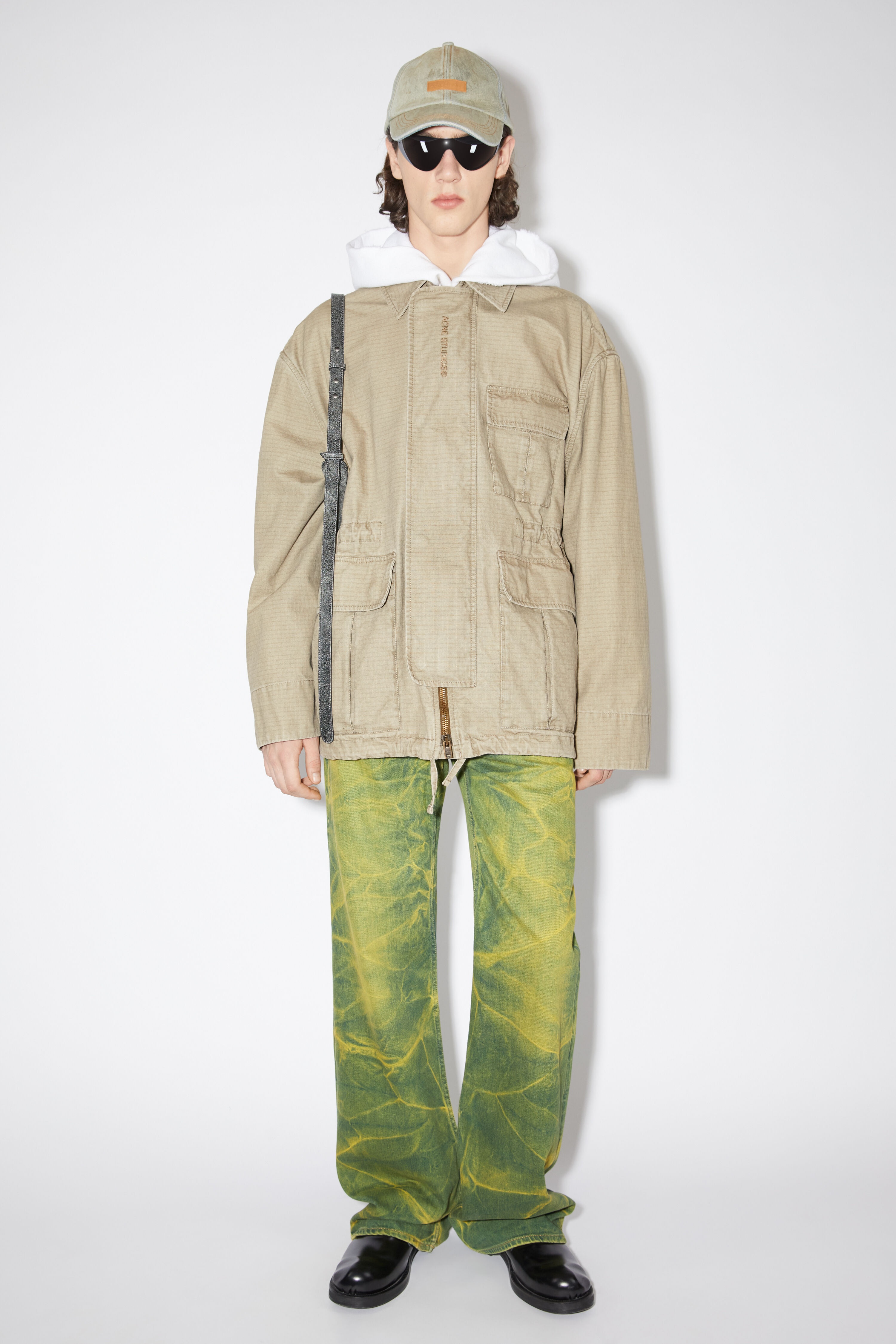 Ripstop jacket - Cold beige - 2