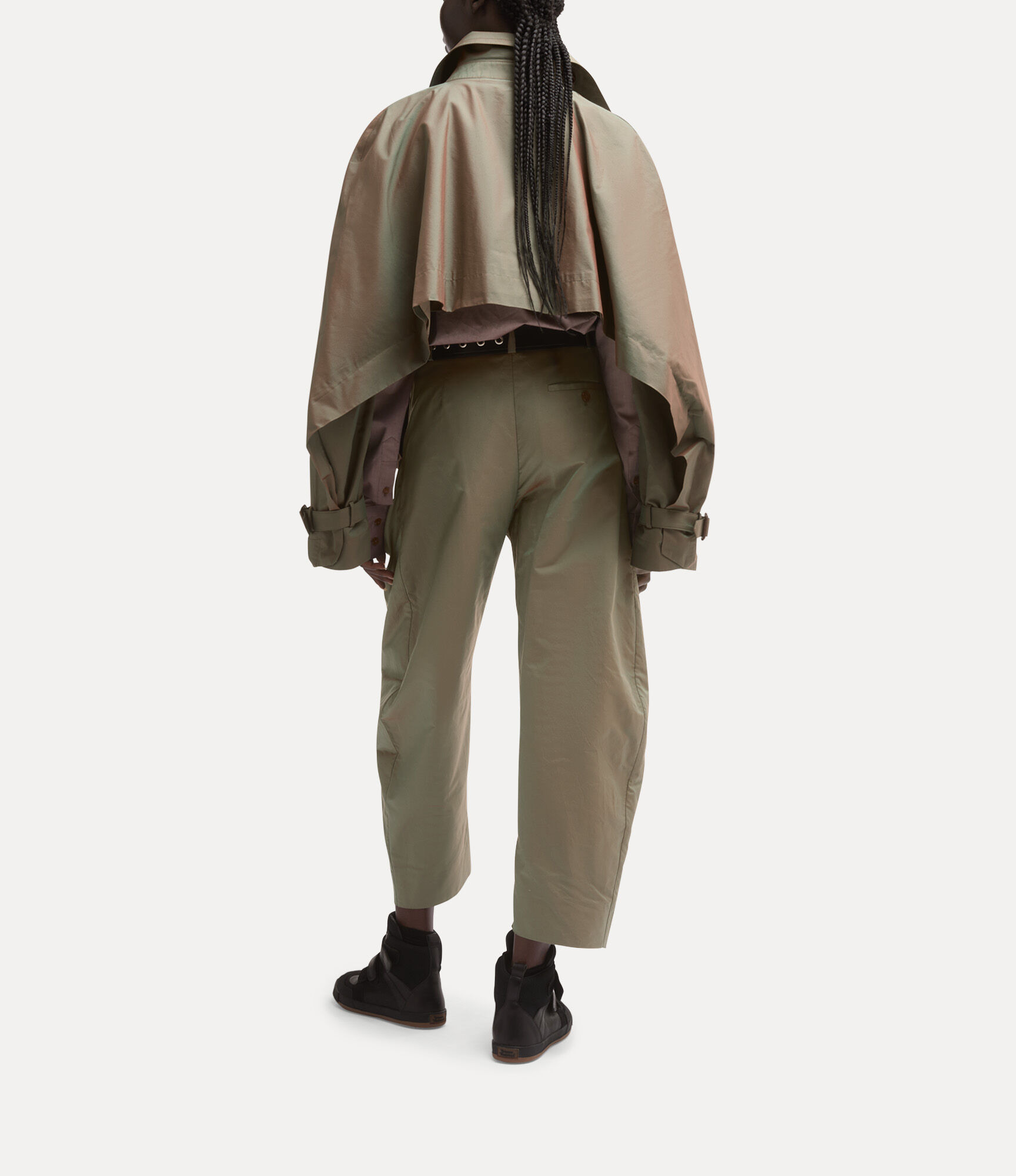 CUT OFF GRAZIANO TRENCH COAT - 3