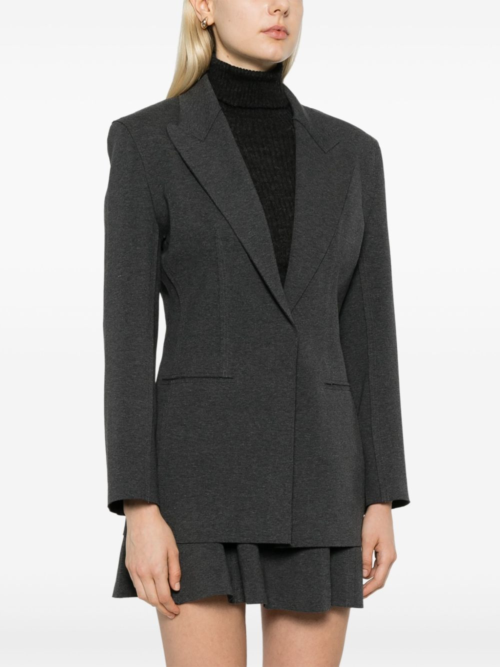 single-breasted blazer - 3