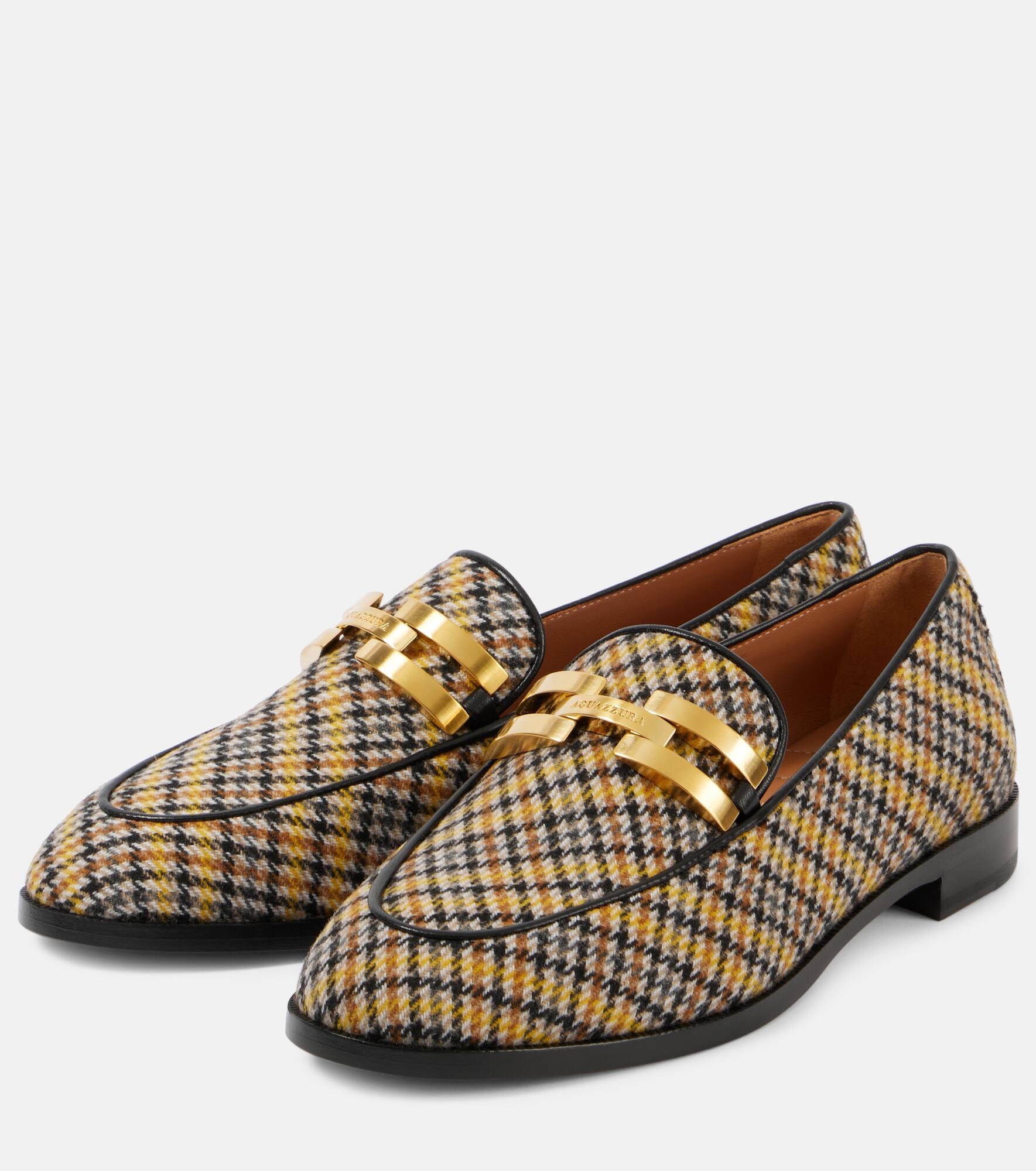 Brandi tartan loafers - 4