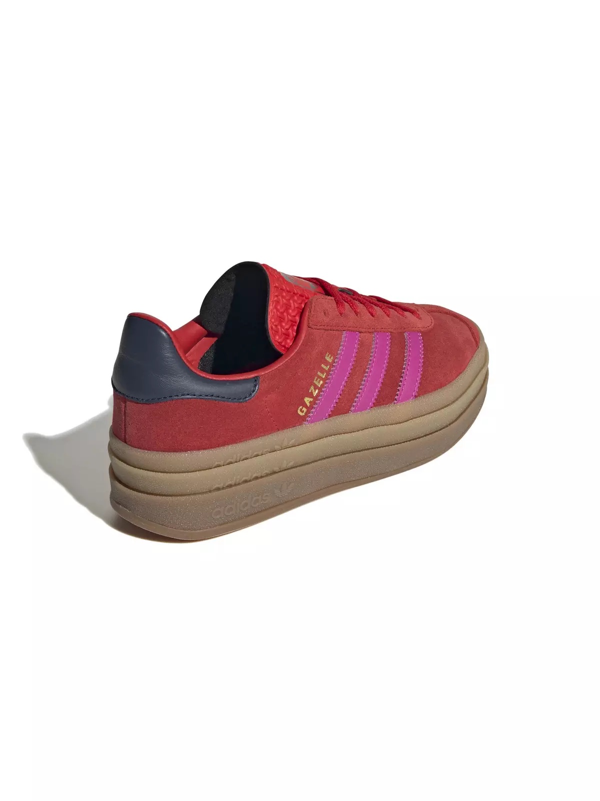 Originals Gazelle Bold "Red/Semi Lucid Fuchsia/Night Indigo" Women's Shoe - 4