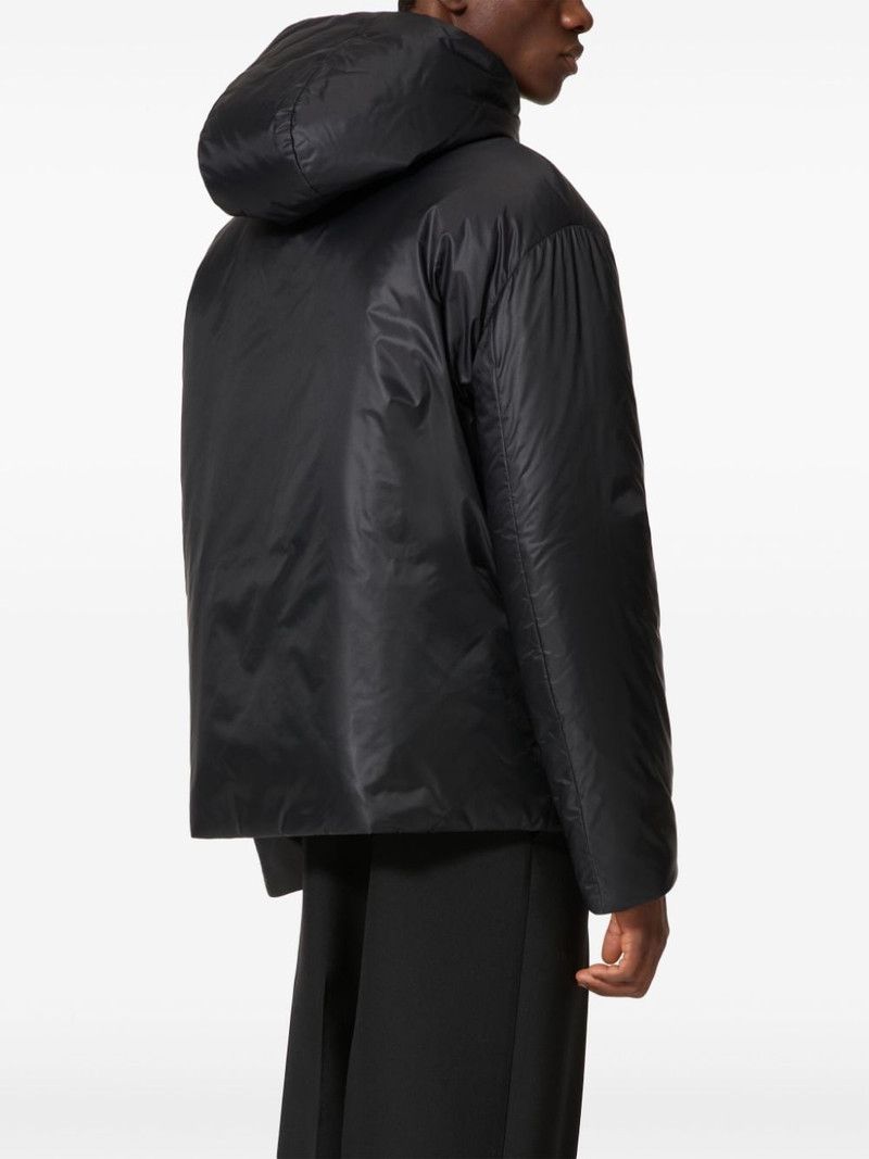 logo padded coat 4