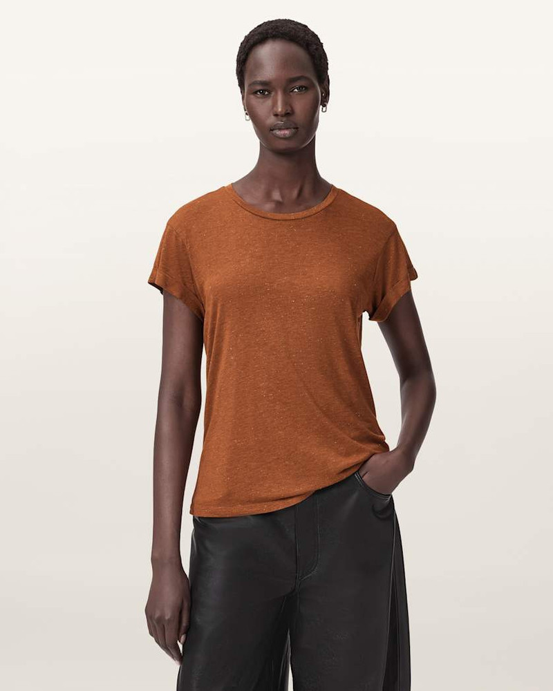ANNA SHORT SLEEVE SHIMMER T-SHIRT 5