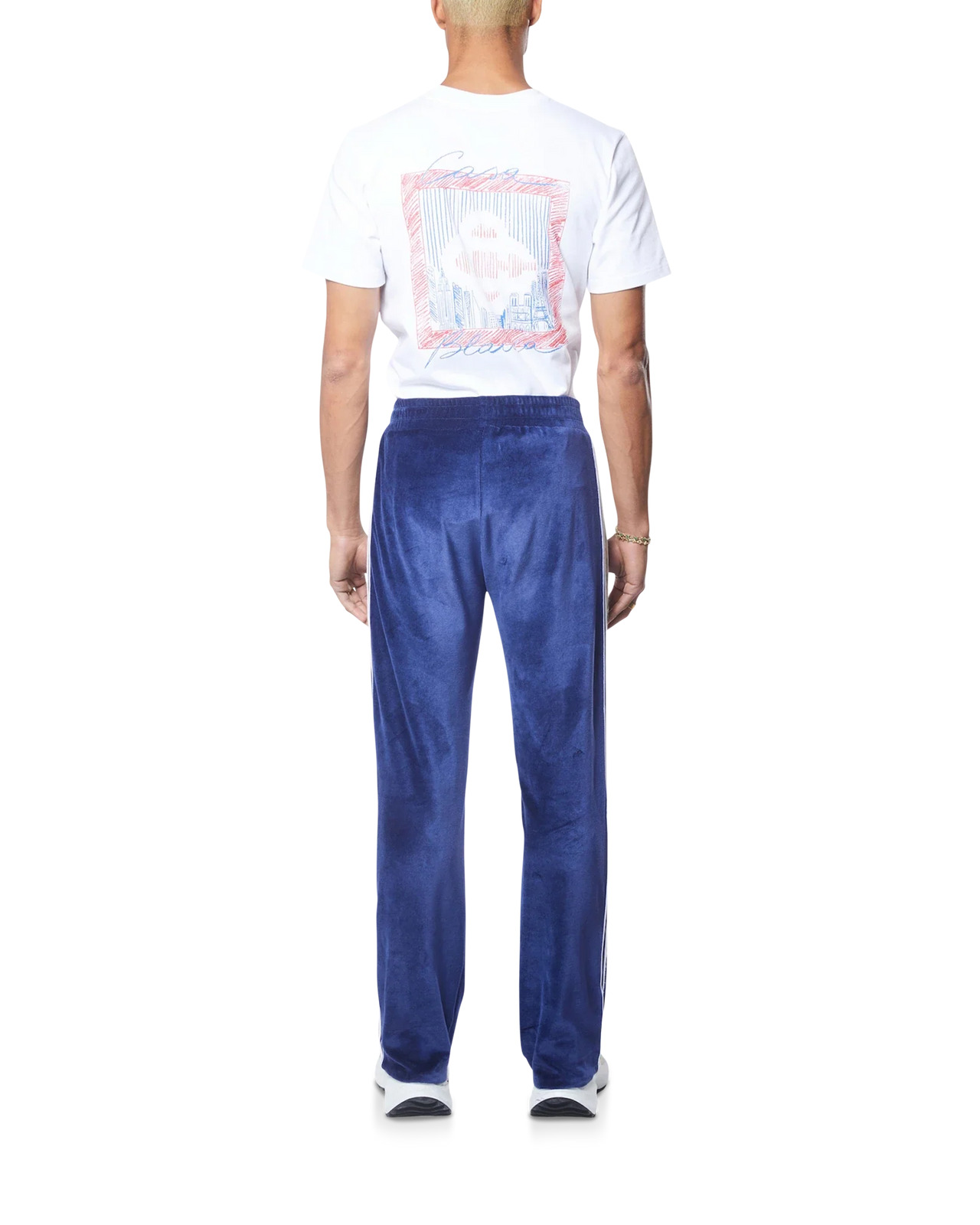 Laurel Velour Taped Tracksuit Bottoms - 3