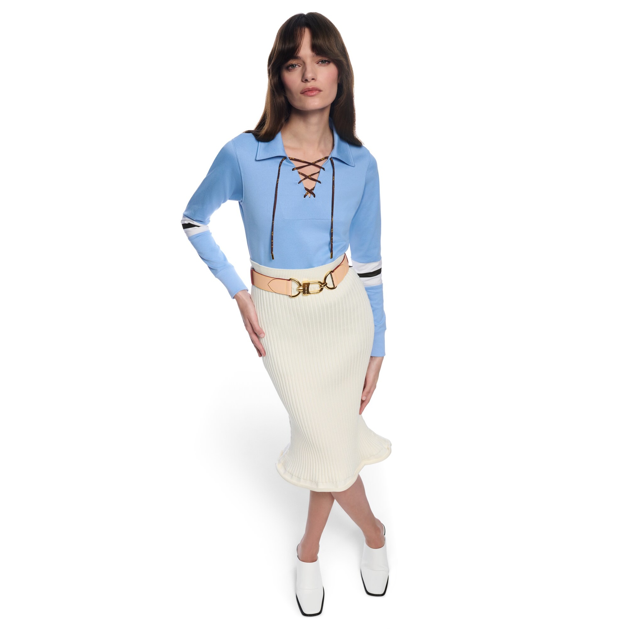 54 Long-Sleeved Polo Top - 2