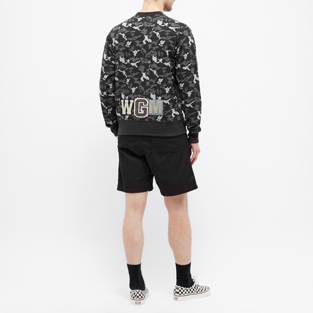 A Bathing Ape Digital Camo Shark Crew Sweat - 6