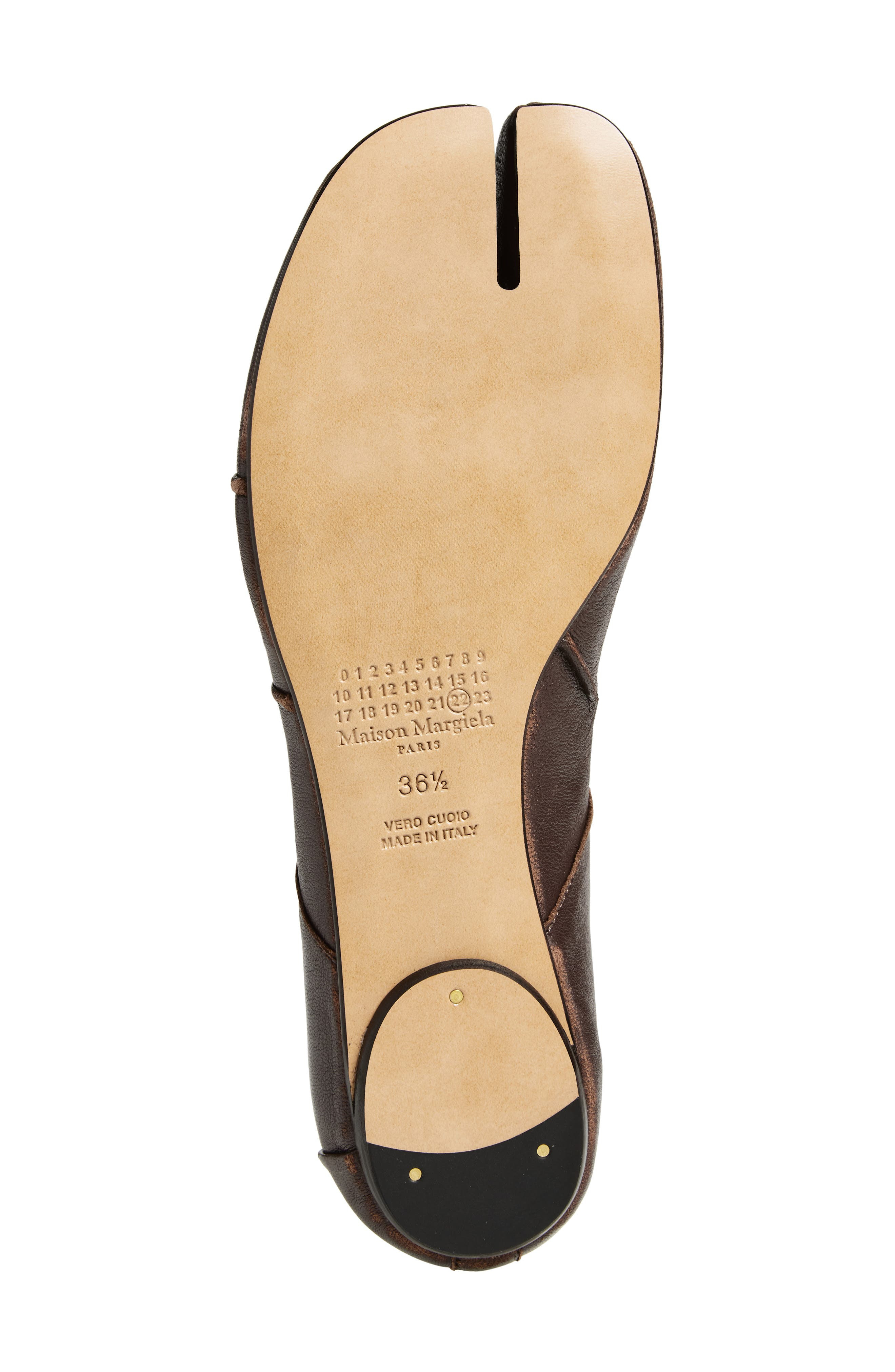 Maison Margiela Tabi Ballerina Flat in Moka at Nordstrom - 6