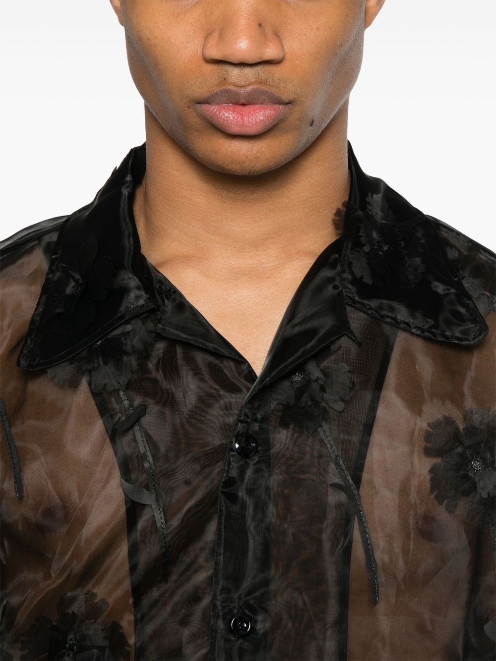 sheer shirt - 5