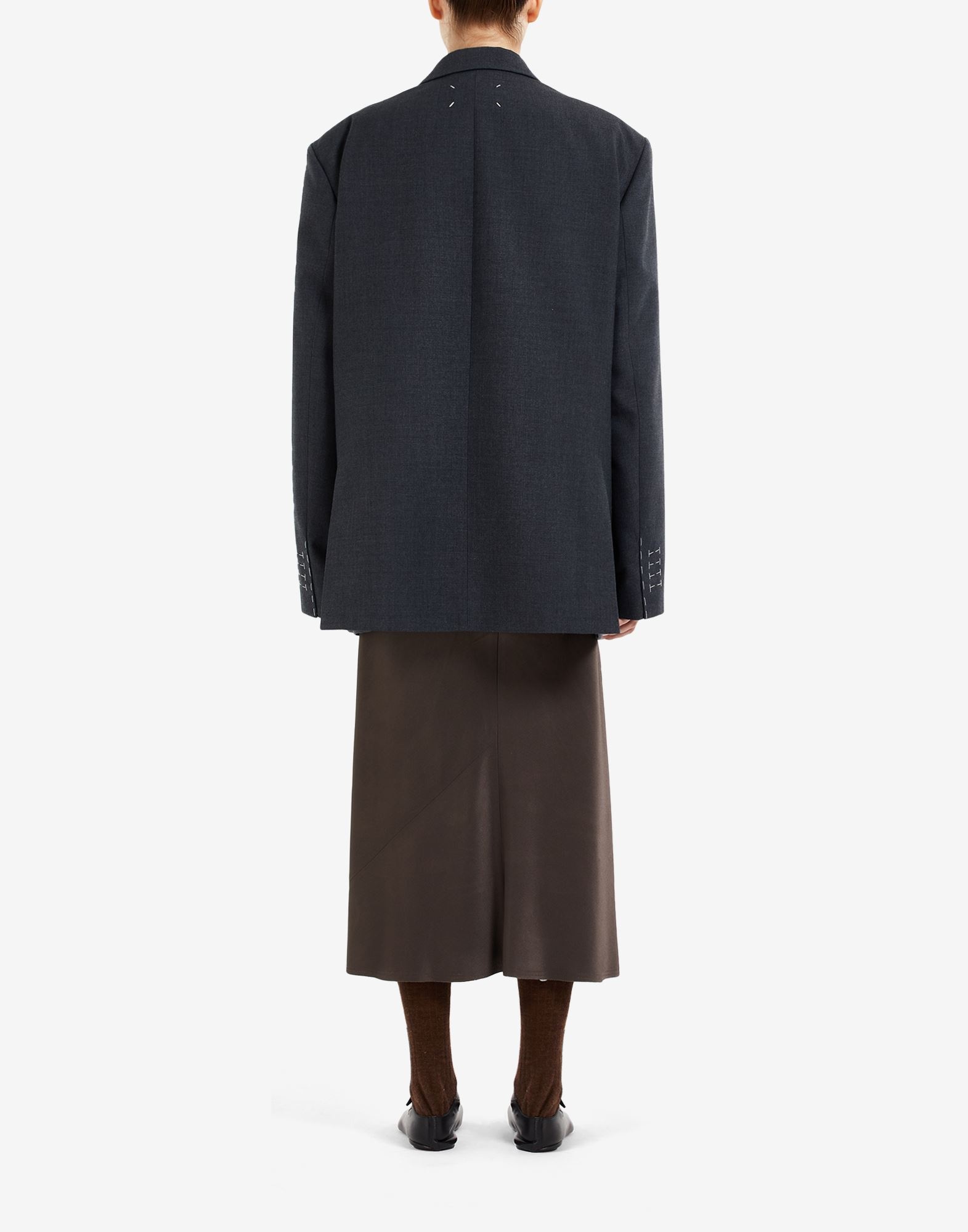 Single Breasted Jacket with Side Pocket - 4
