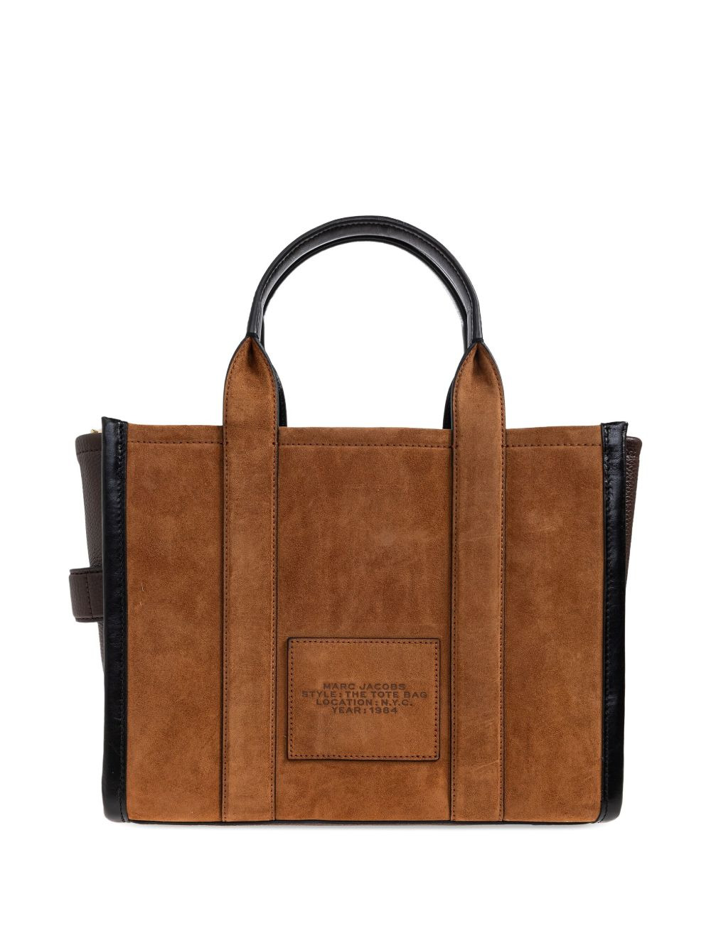 lettering handle tote bag - 3
