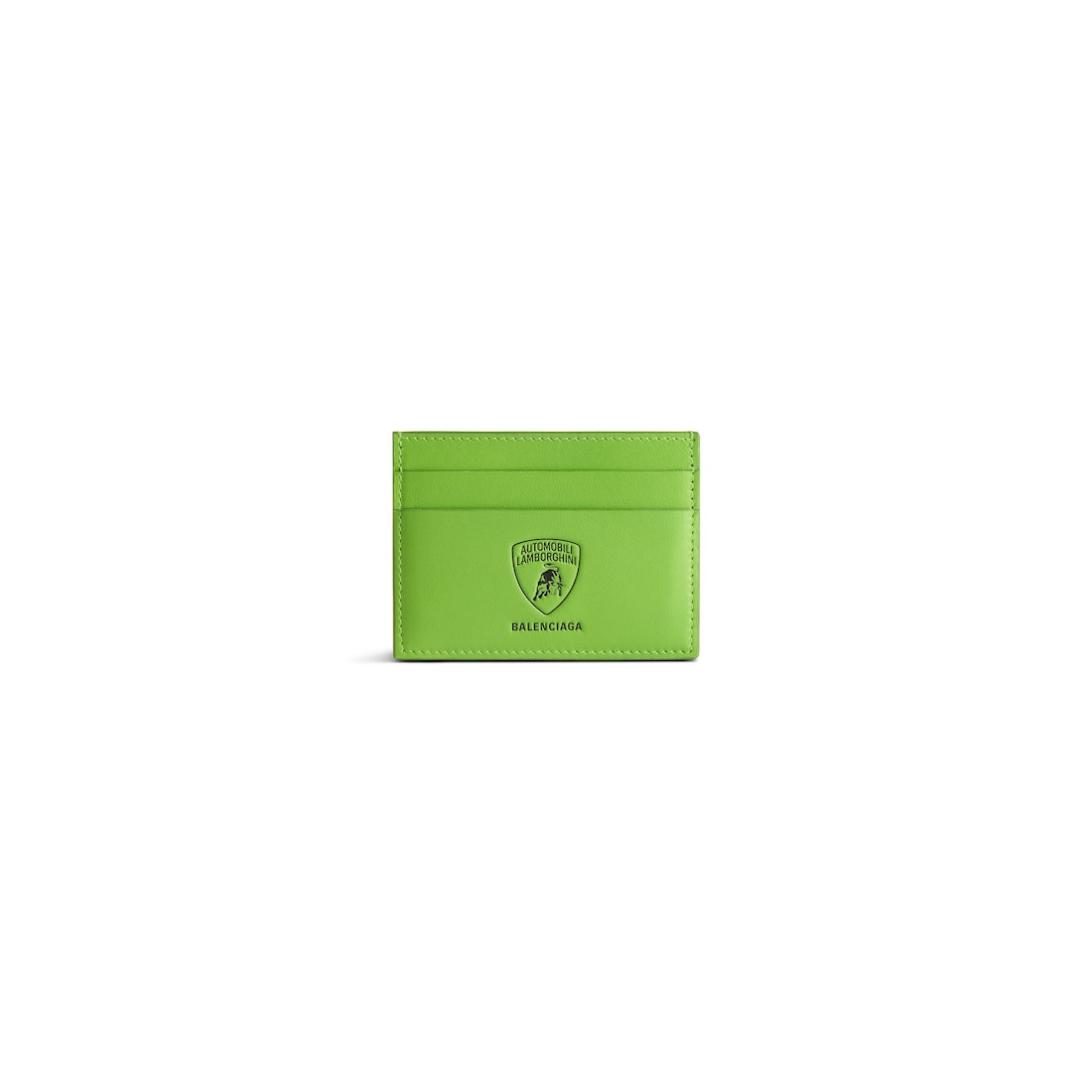 Men's Balenciaga | Automobili Lamborghini Card Holder  in Green - 1