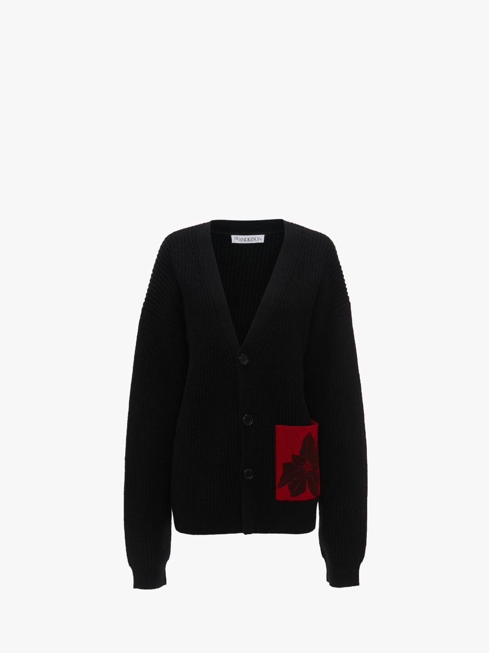 CARDIGAN WITH PATCH POCKET - 1