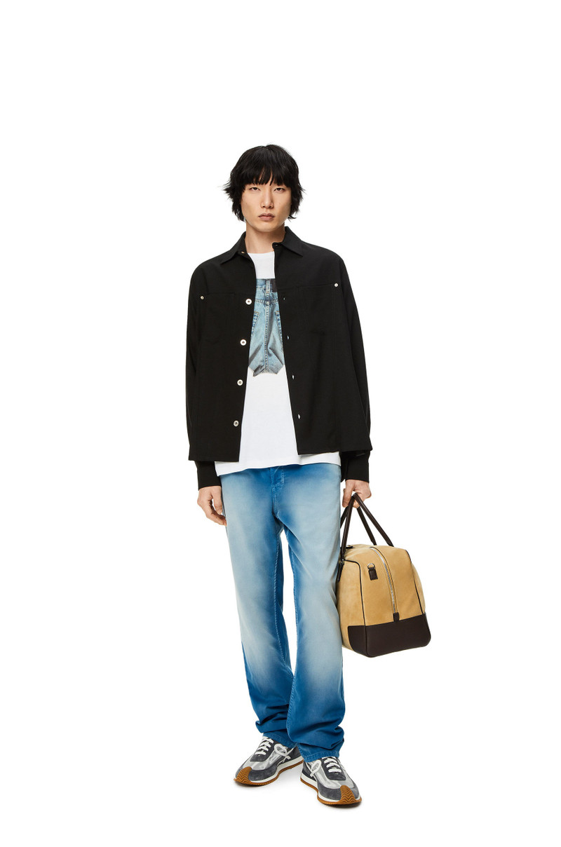 Loewe Metal button overshirt in wool outlook