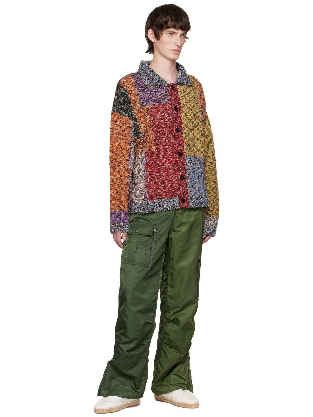 Mutilcolor Croydon Patchwork Cardigan - 4