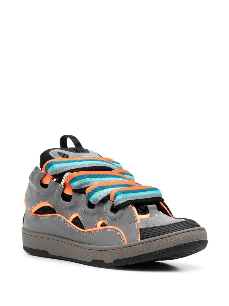 Lanvin colour-block sneakers outlook