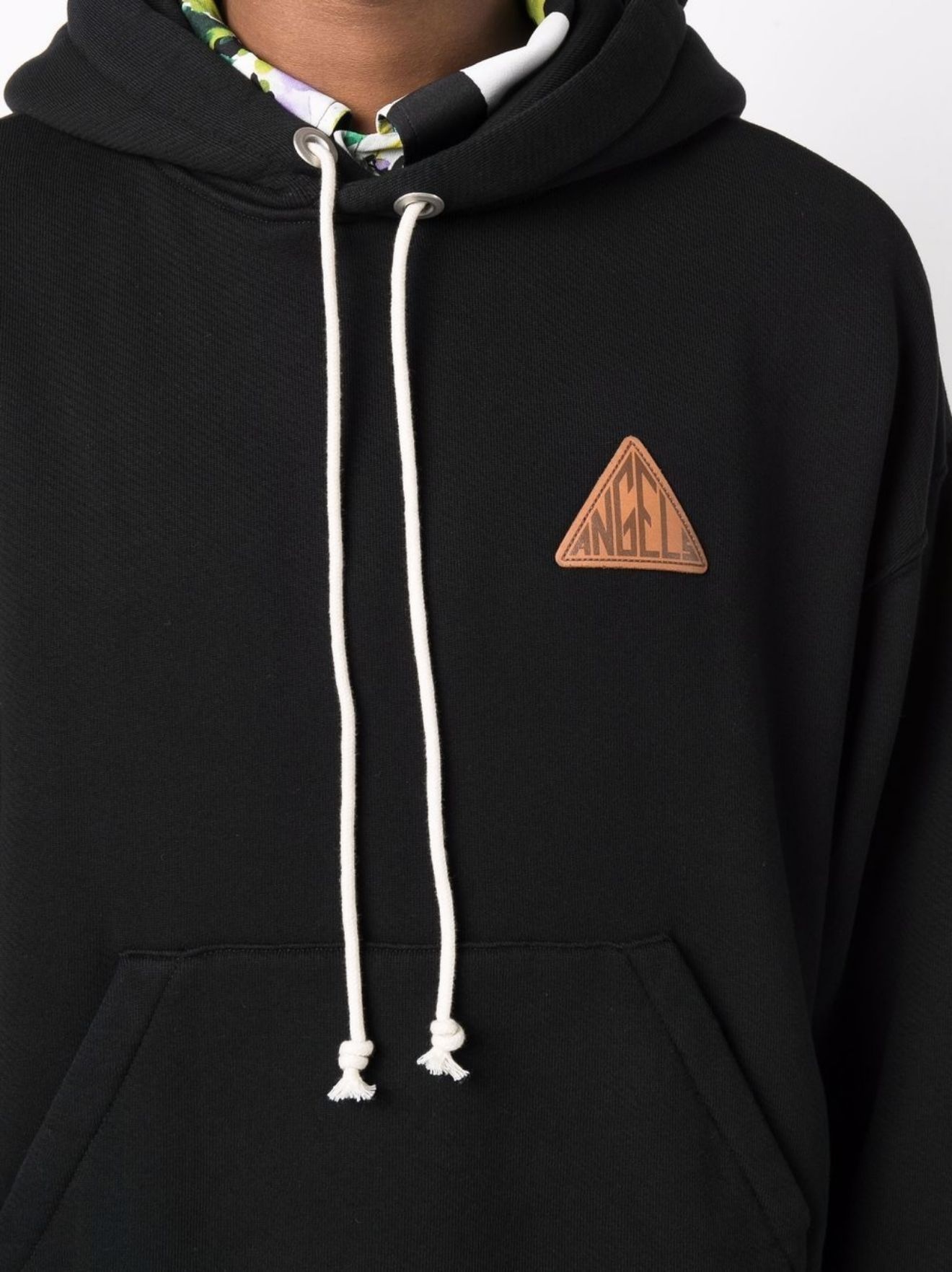 logo-patch drawstring hoodie - 5