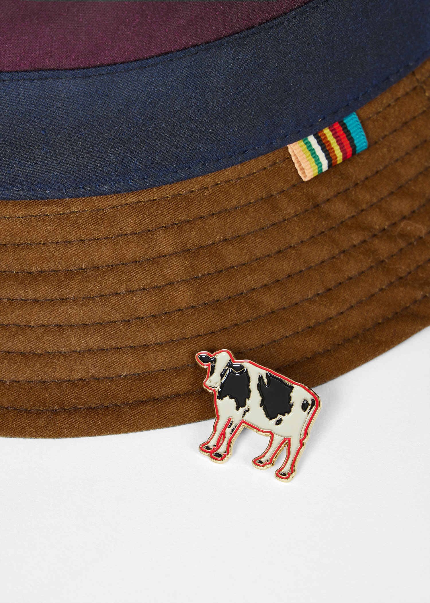 Paul Smith loves Barbour - Waxed Cotton Bucket Hat - 7