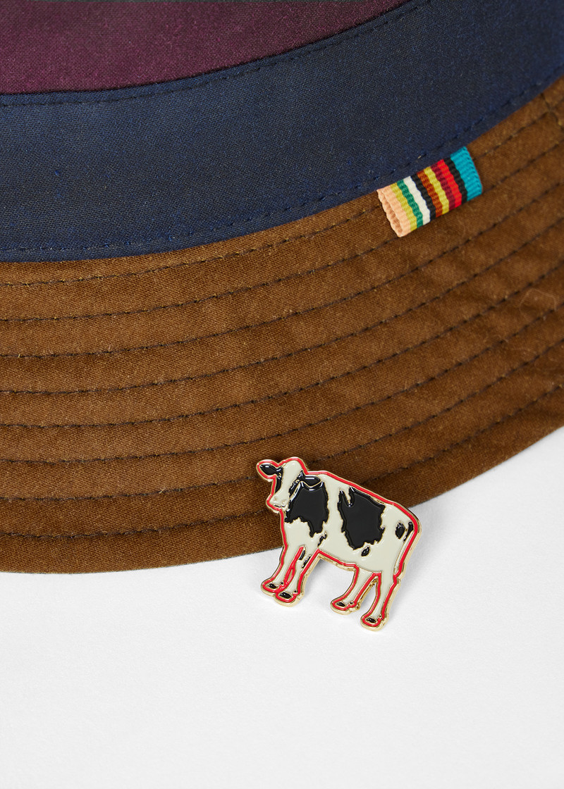 Paul Smith loves Barbour - Waxed Cotton Bucket Hat 7
