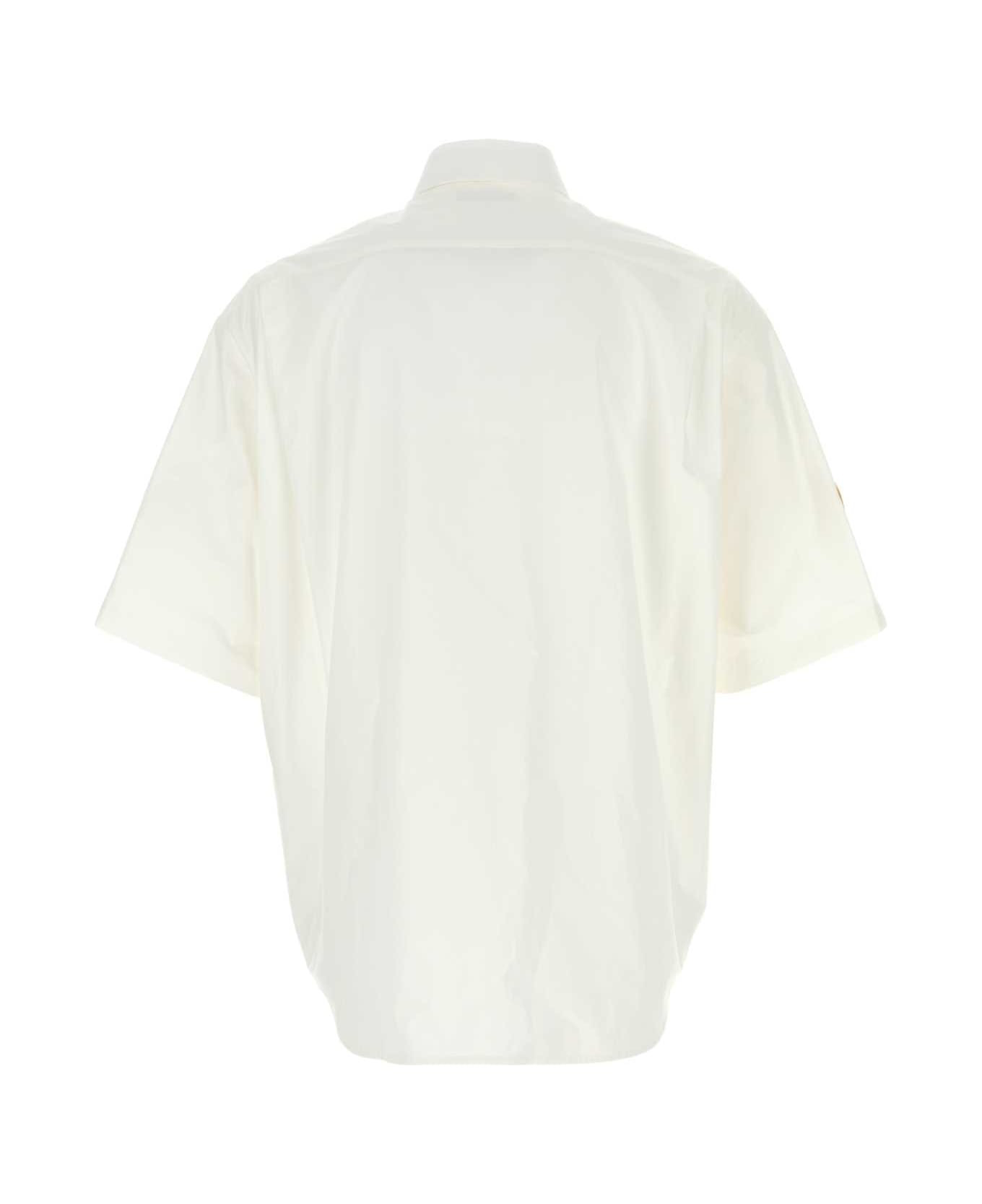 White Poplin Shirt - 2