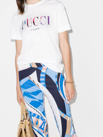 EMILIO PUCCI logo-print short-sleeve T-shirt outlook