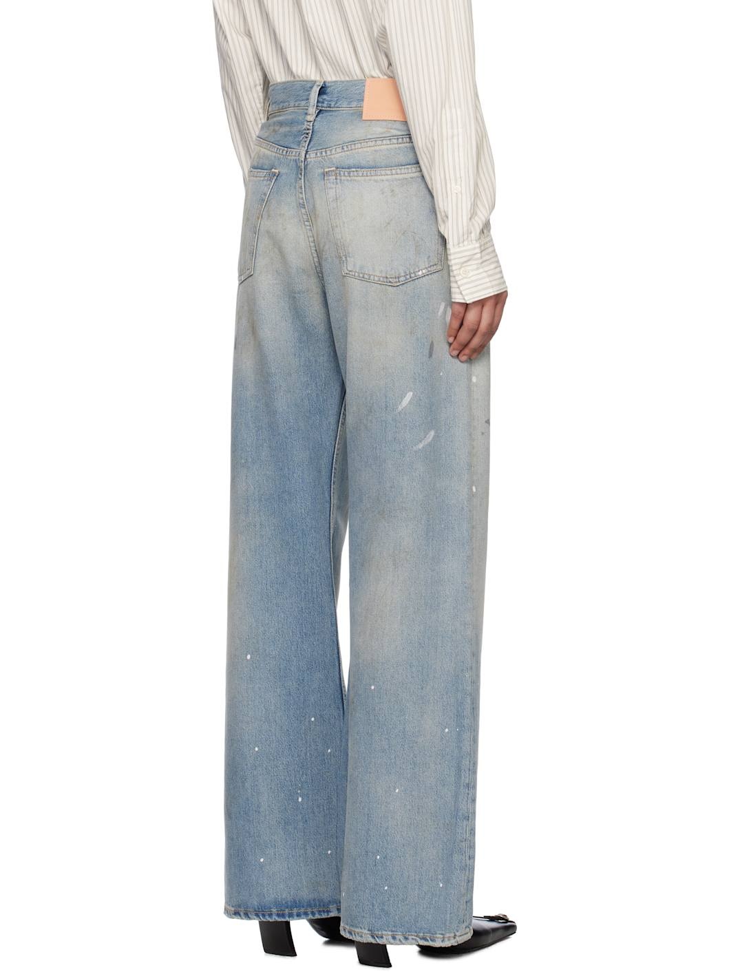 Blue Loose Fit 2021F Jeans - 3