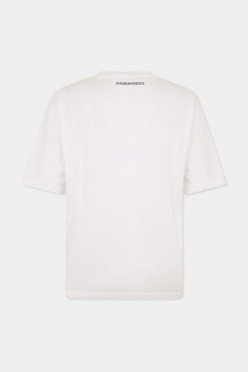 DSQUARED2 SMILEY X D2 DYED AND DESTROYED LOOSE FIT T-SHIRT outlook