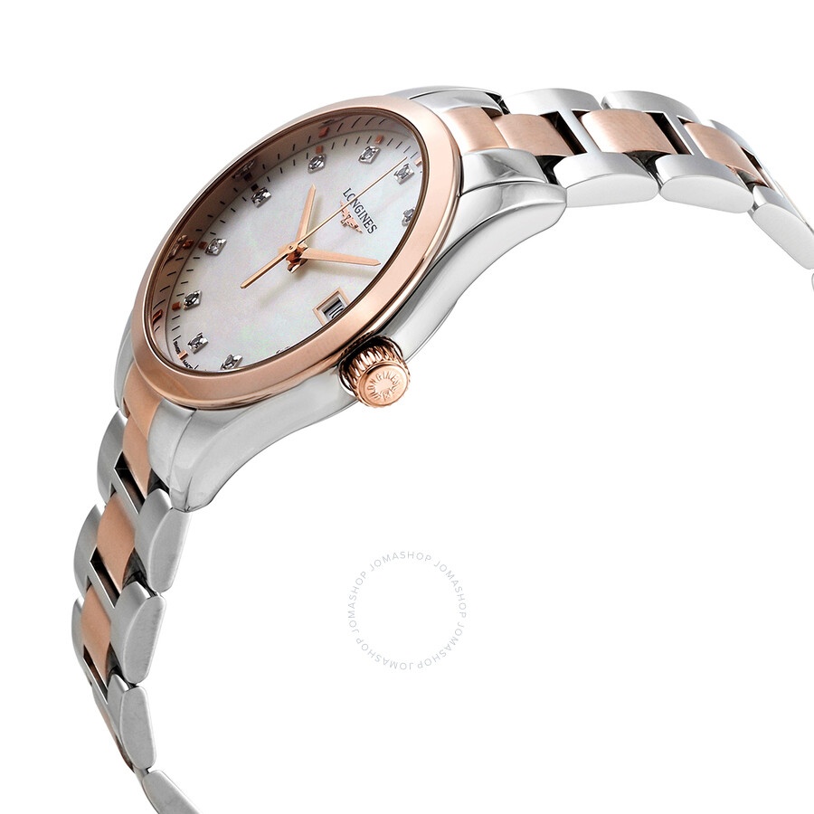 Longines Conquest Classic Quartz Diamond Ladies Watch L2.386.3.87.7 - 2