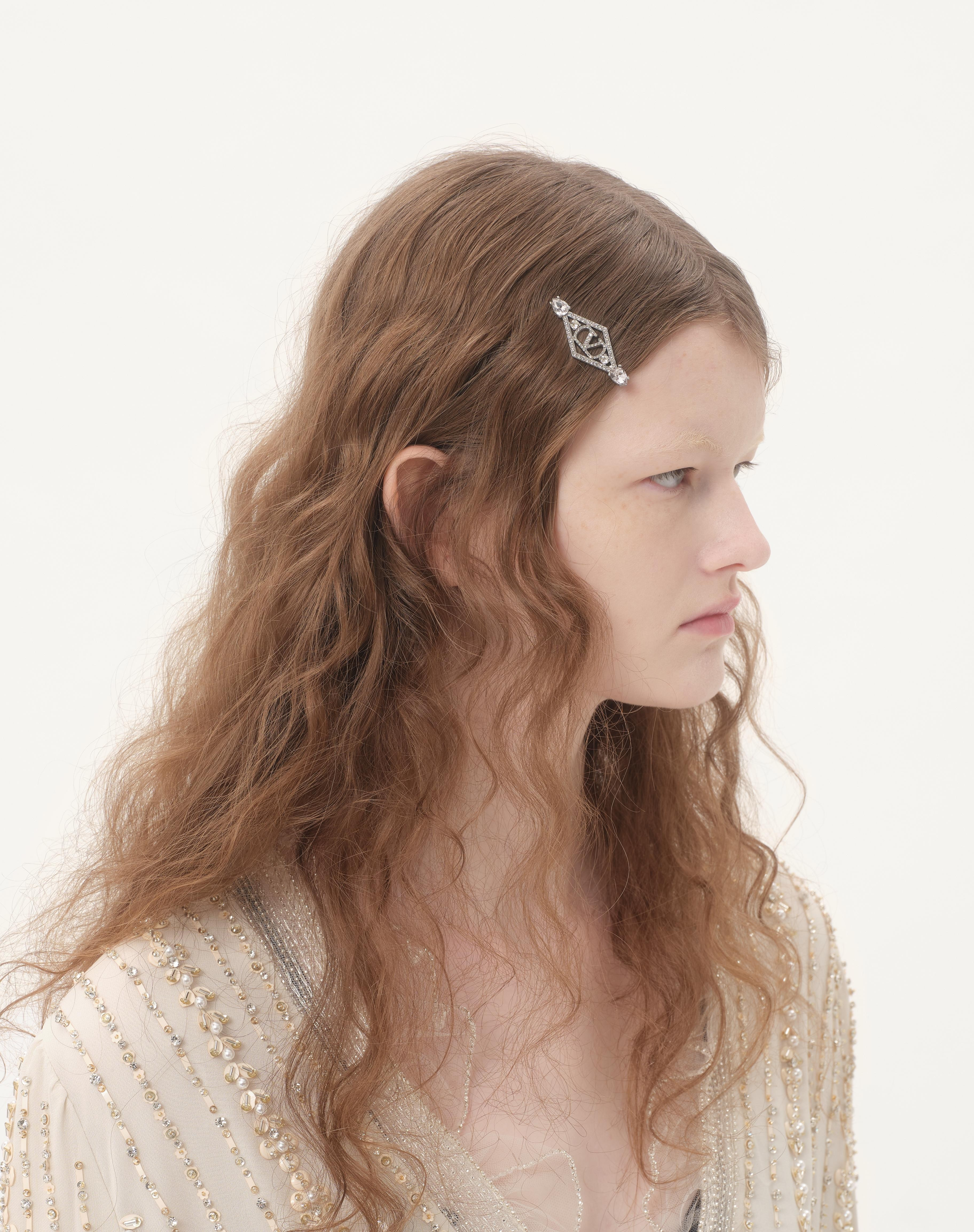 RÊVE RADIEUX HAIRCLIP IN METAL AND SWAROVSKI® CRYSTALS - 2