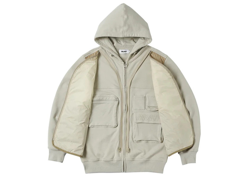 PALACE Palace Tactical Zip Hood Bone outlook