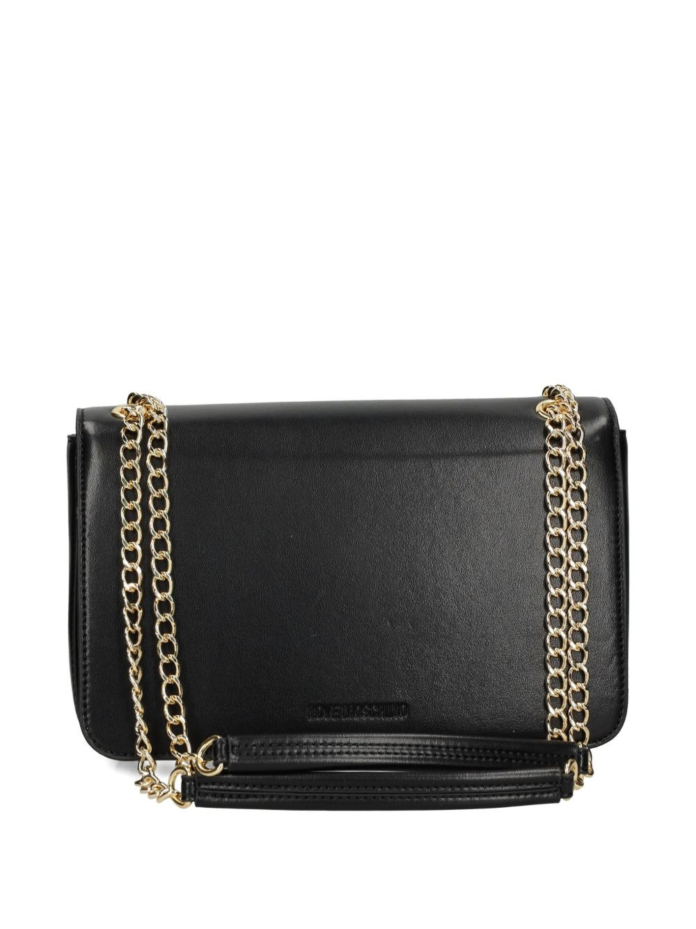 heart-plaque chain shoulder bag - 5