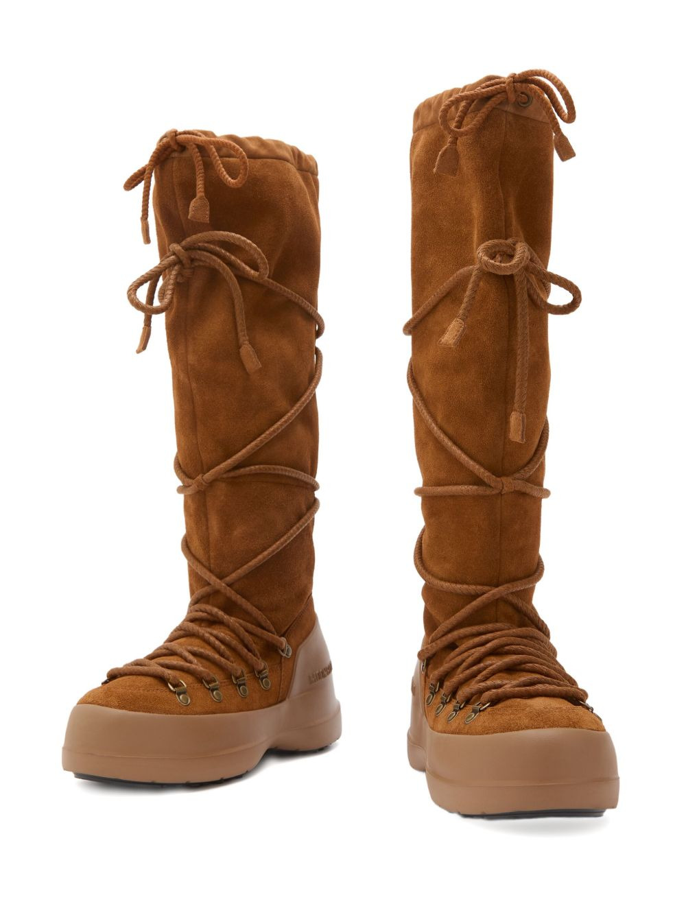 Luna lace-up suede boots - 2