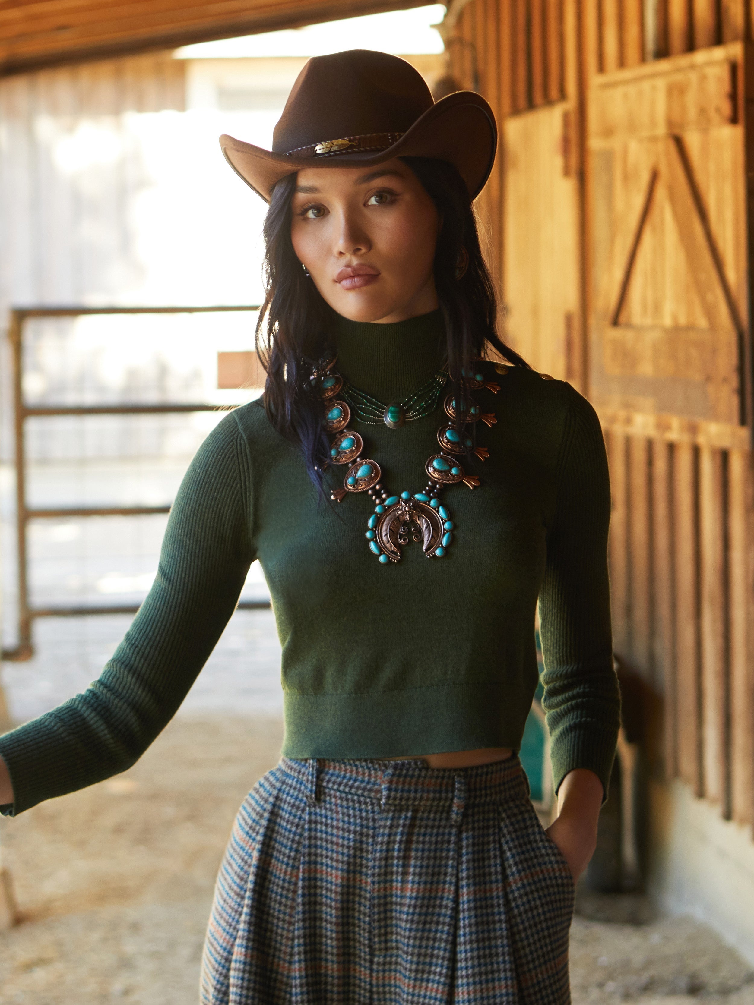 Kamdyn Cropped Turtleneck - 3