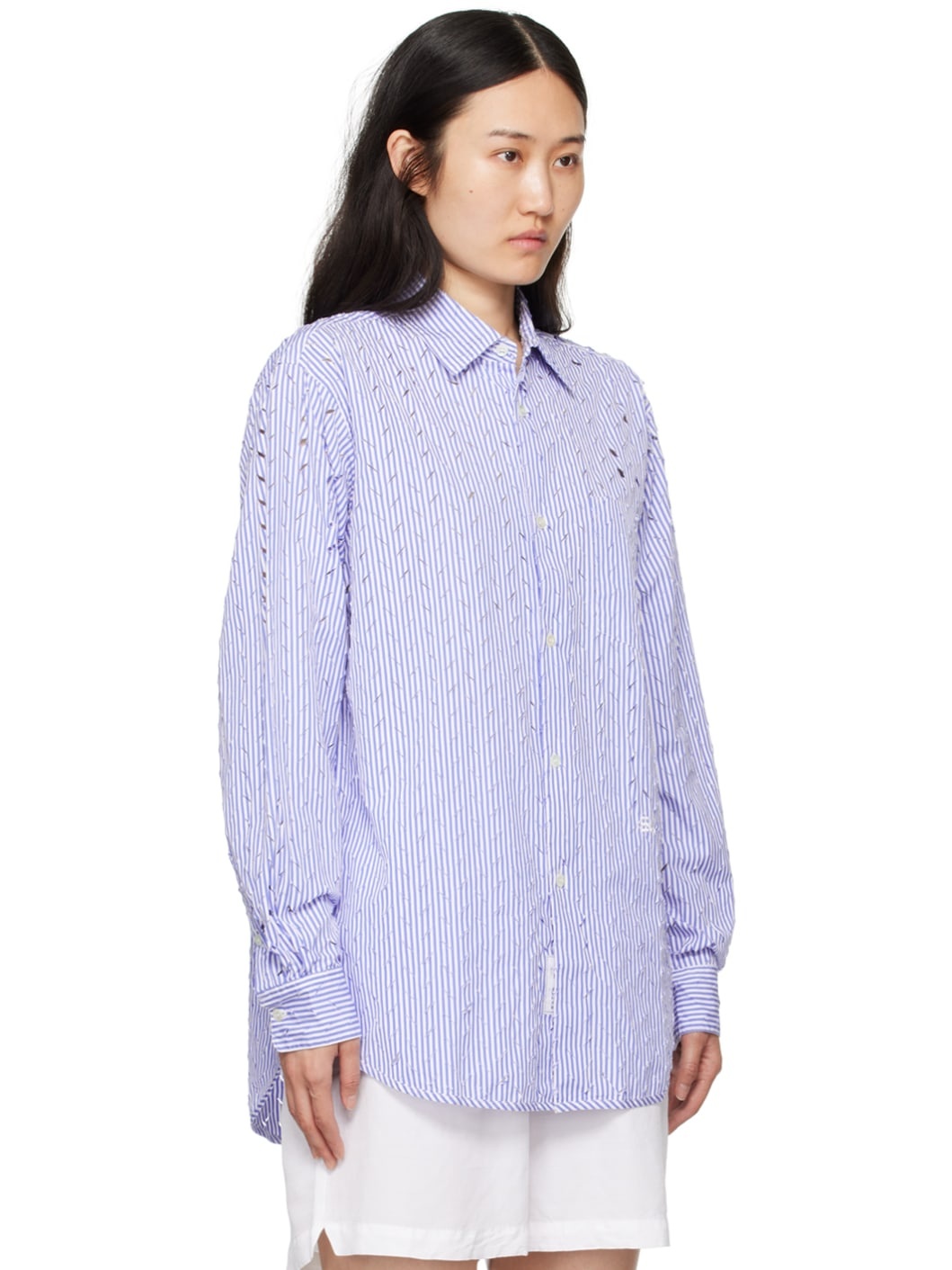 White & Blue Otis Shirt - 2