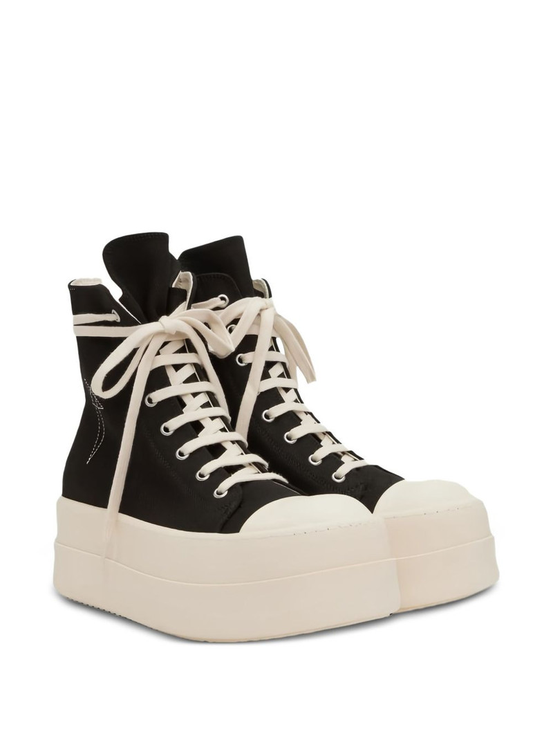 Rick Owens DRKSHDW Double Bumper platform lace-up trainers outlook