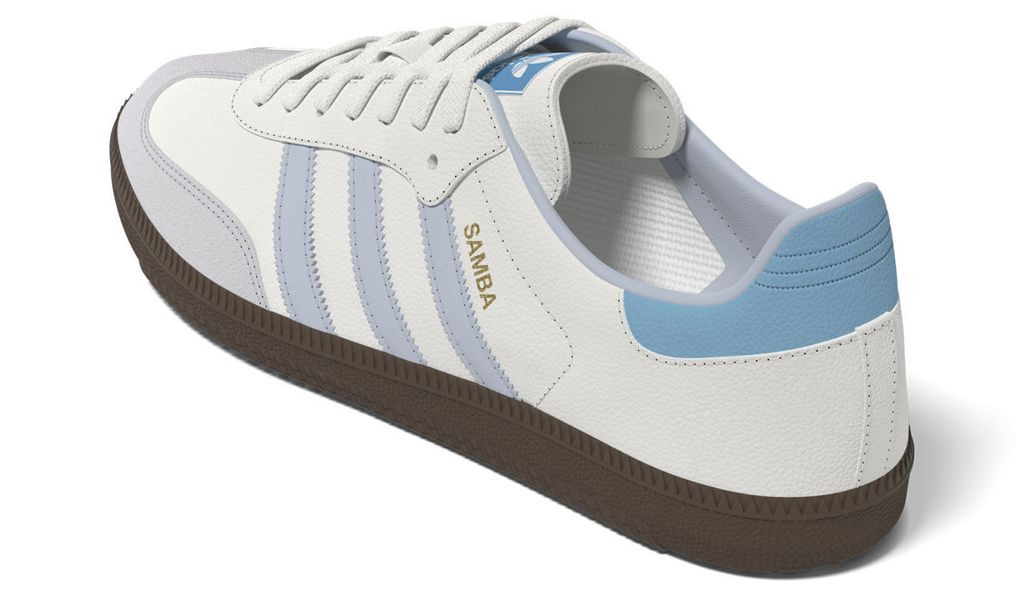 adidas Samba OG 'White Halo Blue Gum' ID2055 - 4