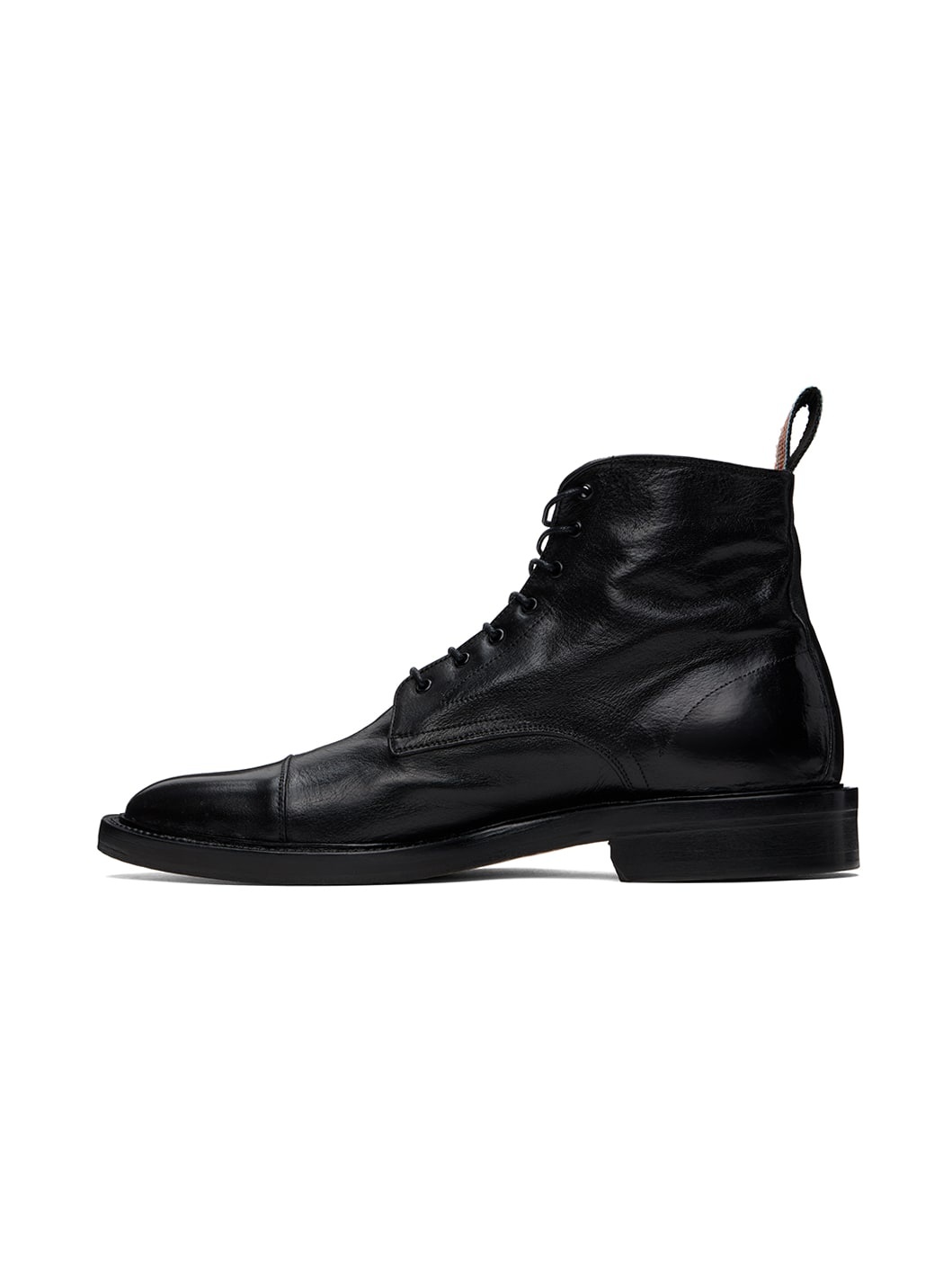 Black Leather Newland Boots - 3