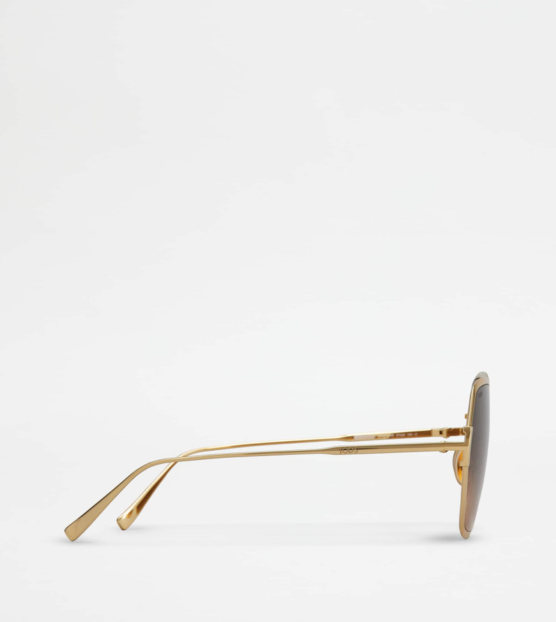 Tod's HEXAGONAL SUNGLASSES - GOLD outlook